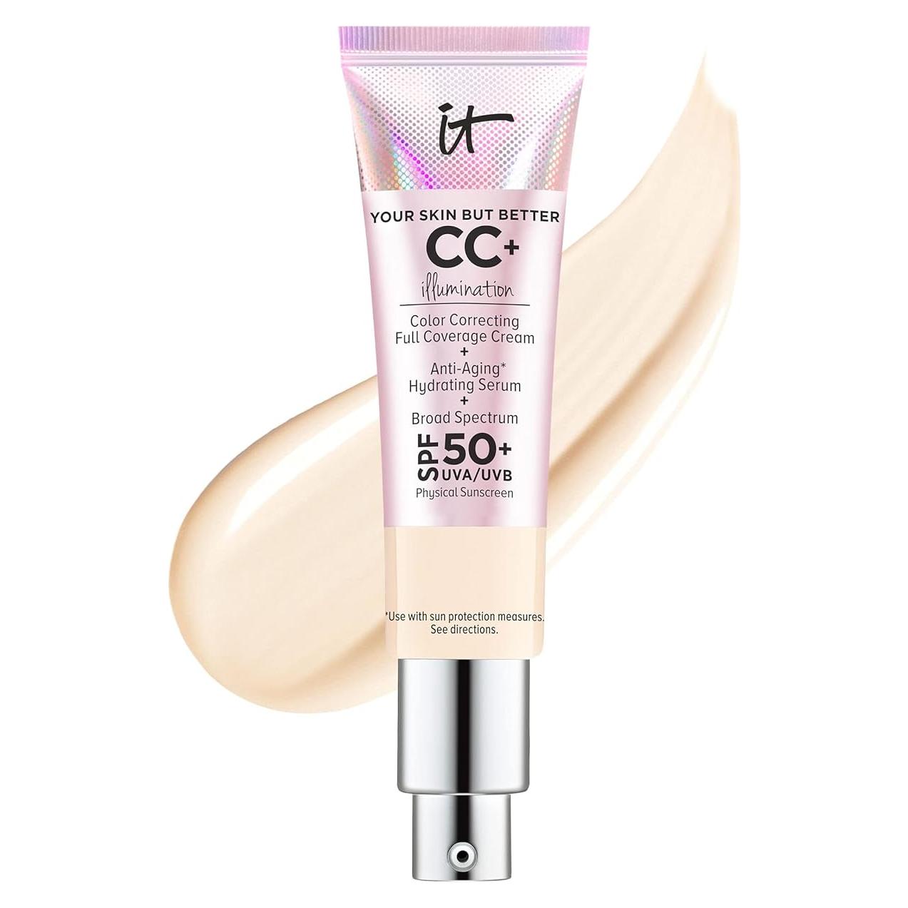 IT Cosmetics CC+ Crema Iluminadora 31.9 ml - SPF 50+ Piel Normal a Seca