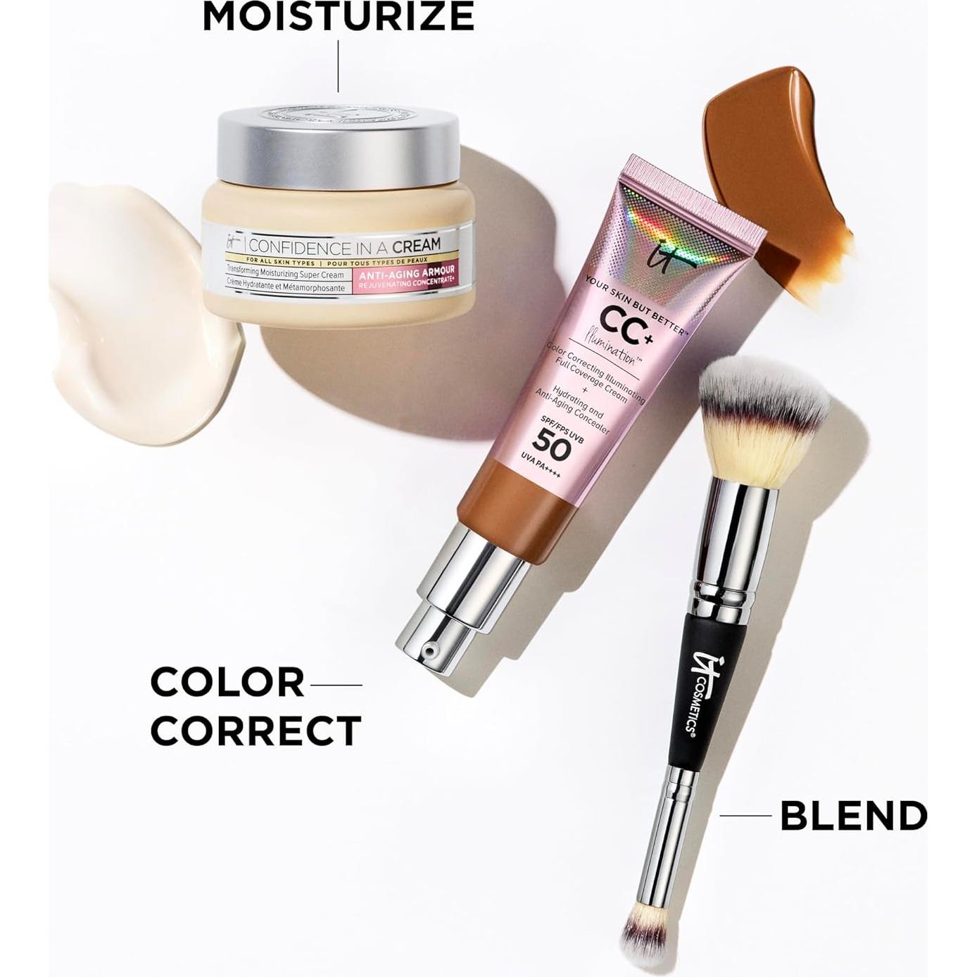 IT Cosmetics CC+ Crema Iluminadora 31.9 ml - SPF 50+ Piel Normal a Seca