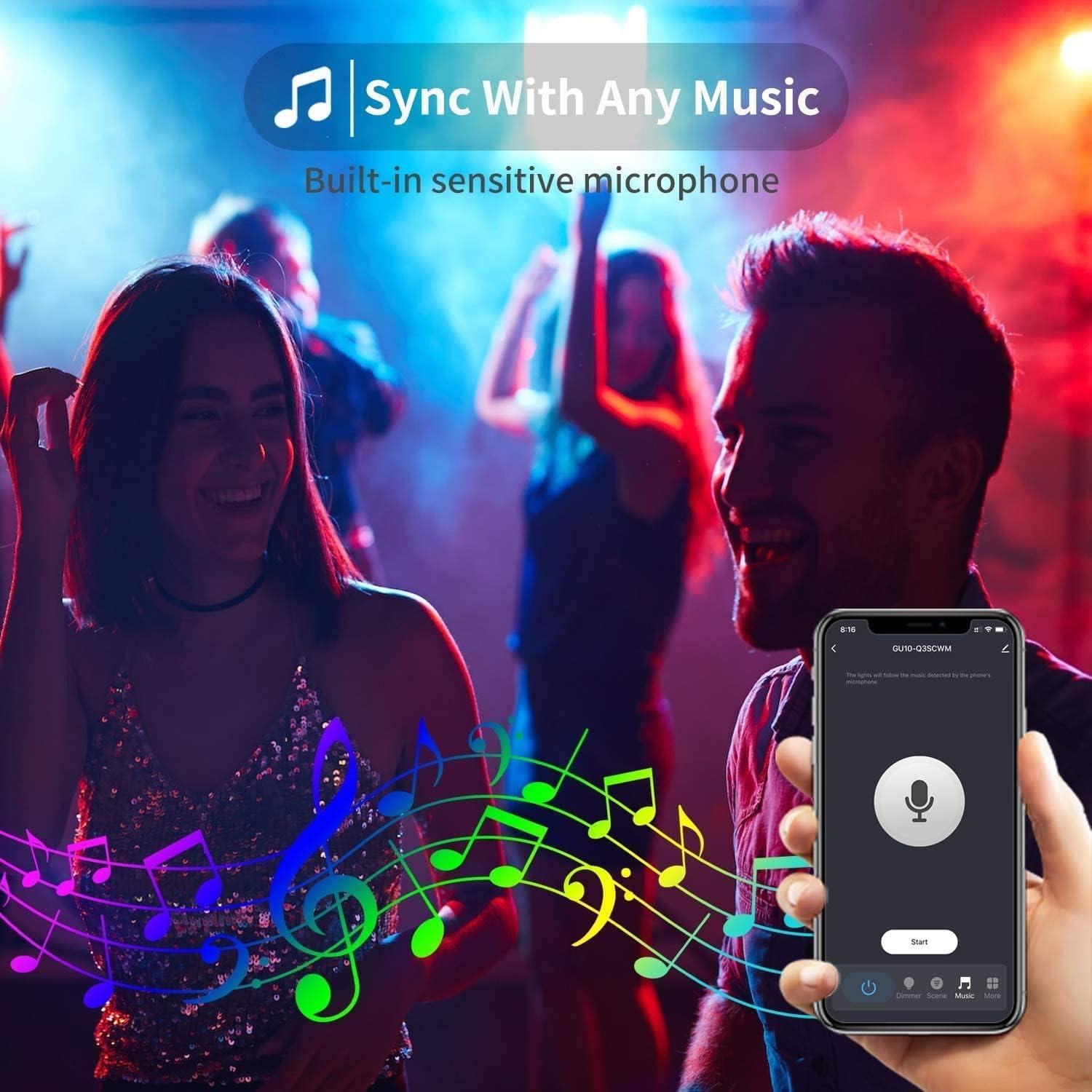 Paquete de 2 Bombillas LED Inteligentes E12 Avatar Controls 5W RGB