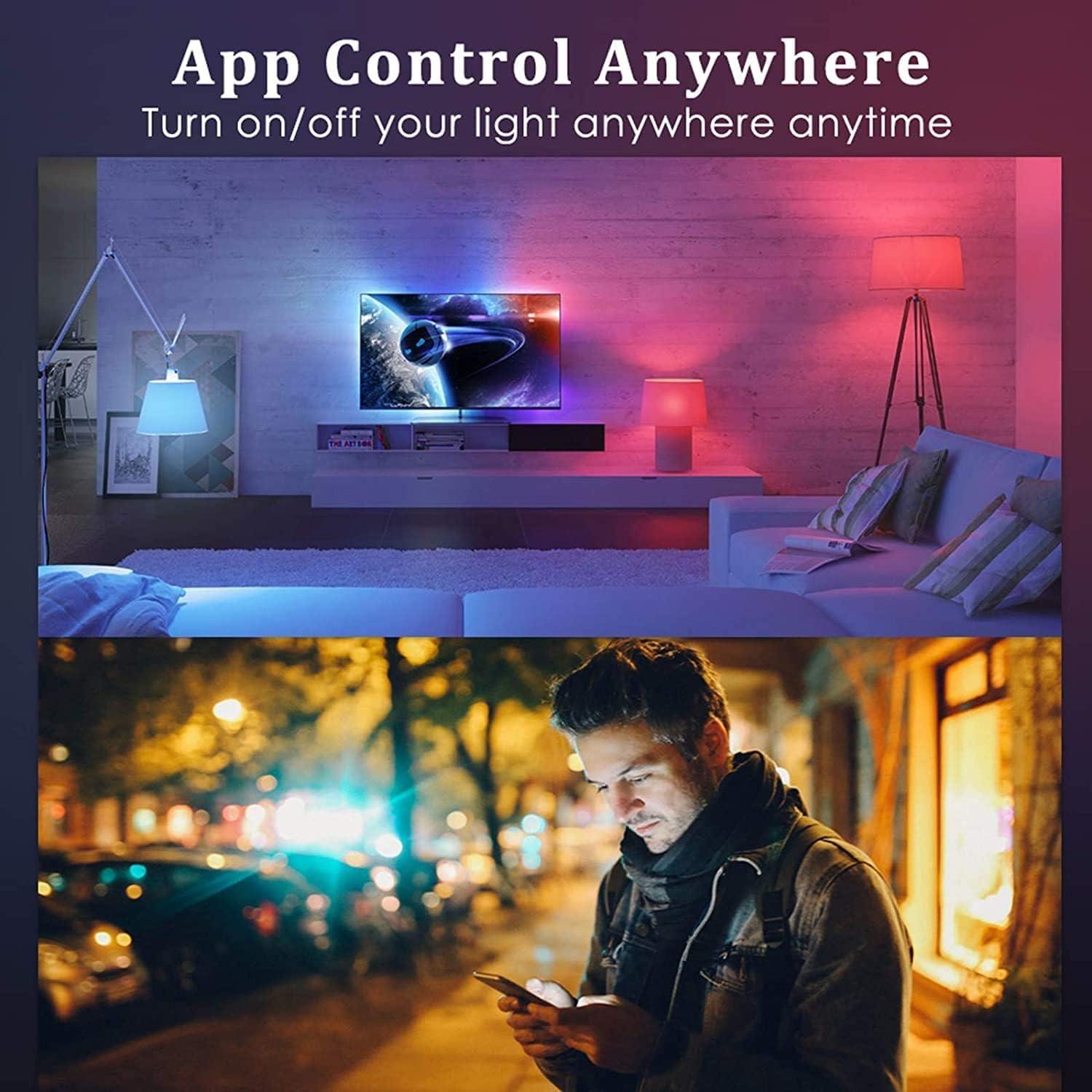 Paquete de 2 Bombillas LED Inteligentes E12 Avatar Controls 5W RGB