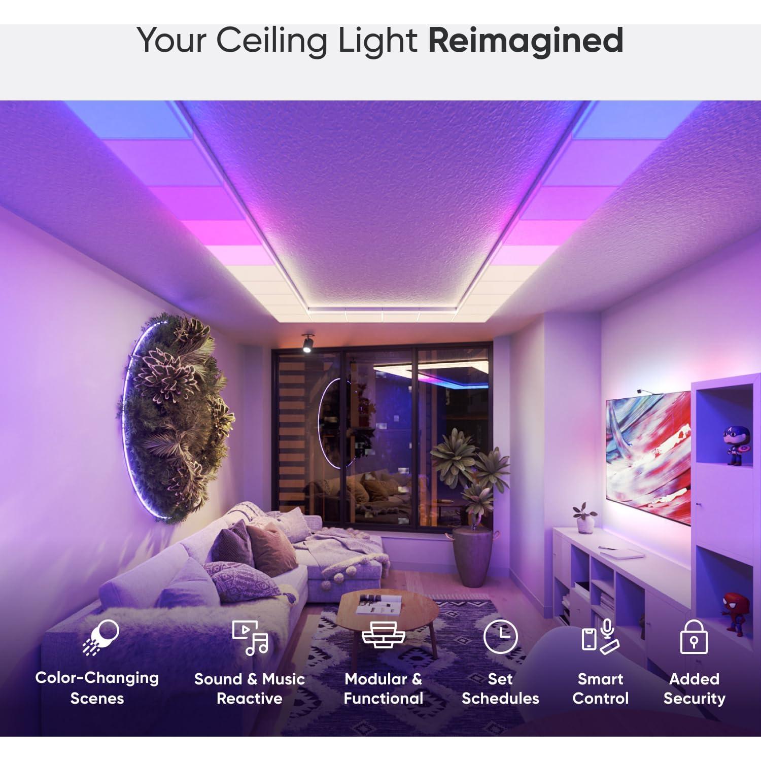 Luz de Techo Inteligente Nanoleaf Skylight LED 2700K-6500K