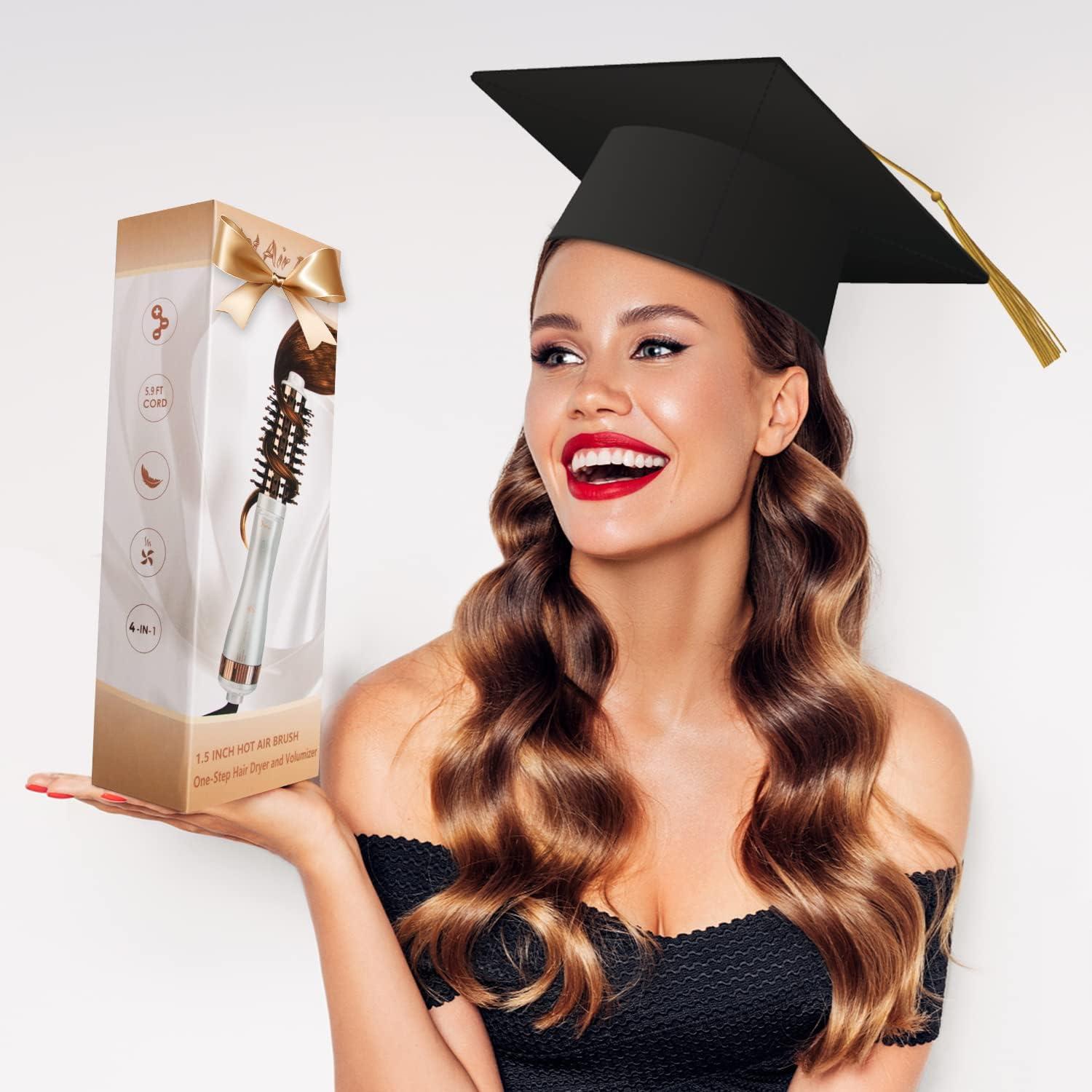 Secador de Cepillo Redondo 1.5" Hair Trends 4 en 1 Iónico