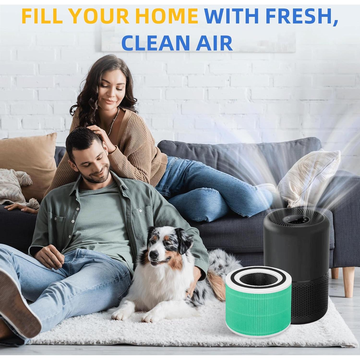 Filtro de Reemplazo HEPA 3-en-1 Levoit Core 300 - 2 Unidades