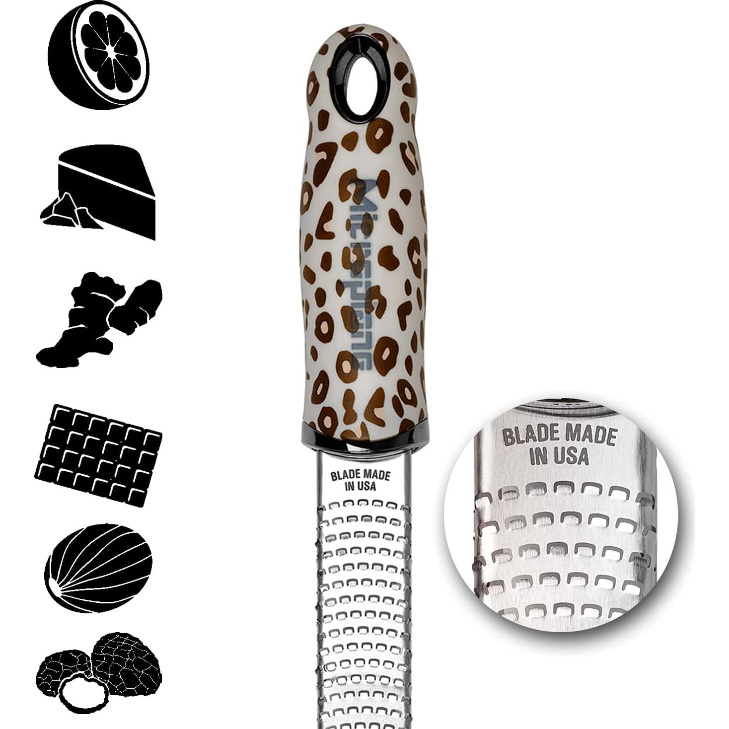 Rallador de Cítricos Microplane Premium Classic Leopardo 32x3.5cm