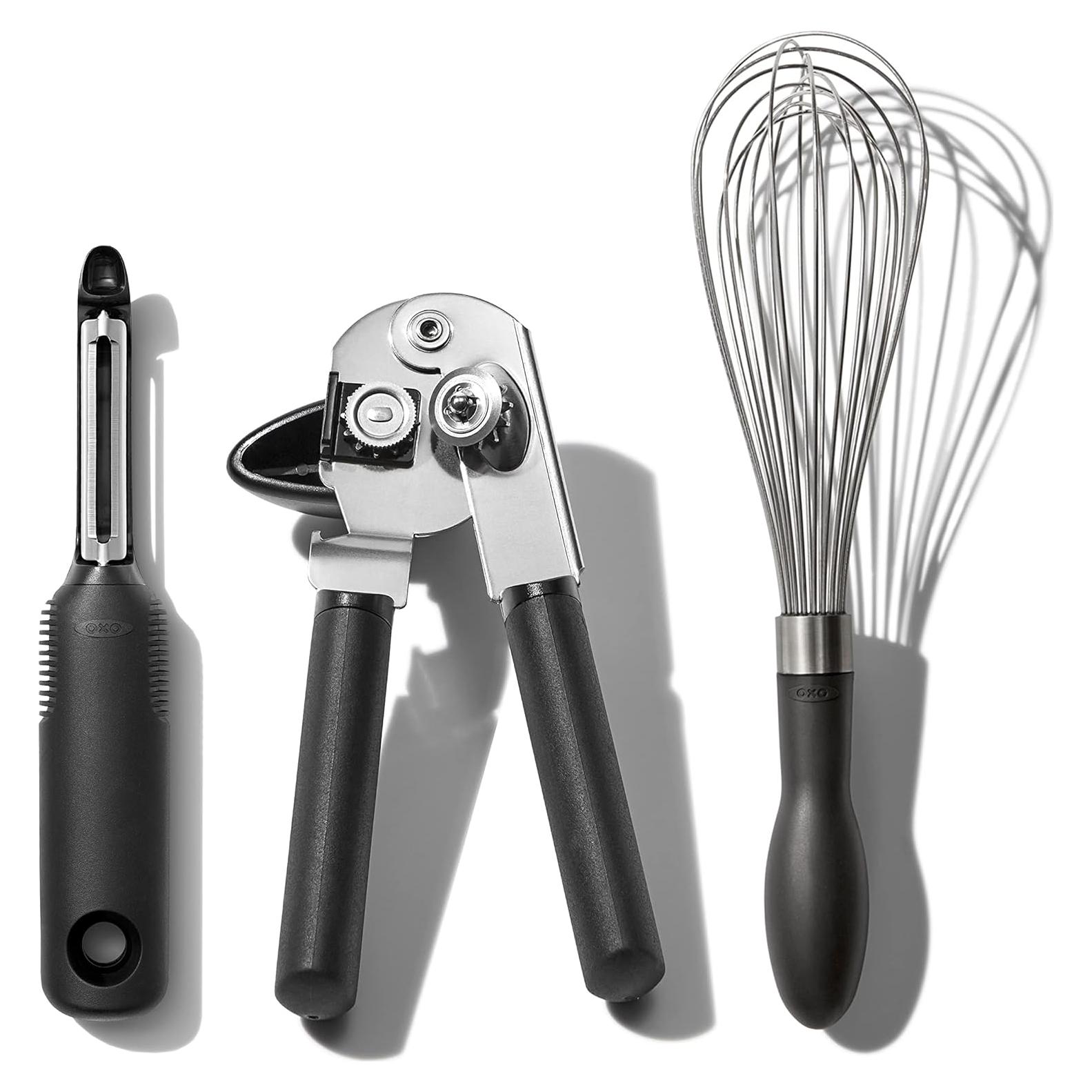 Juego de Utensilios de Cocina OXO Good Grips 3 Piezas Acero Inoxidable