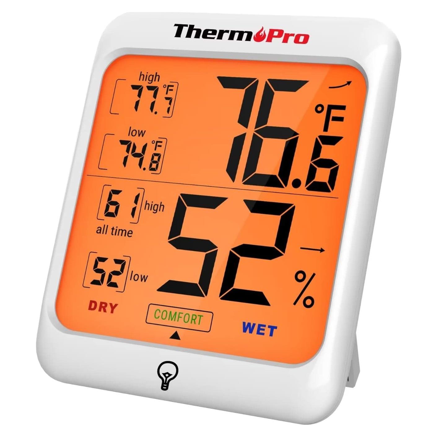 Termómetro Digital ThermoPro TP53 con Sensor de Humedad