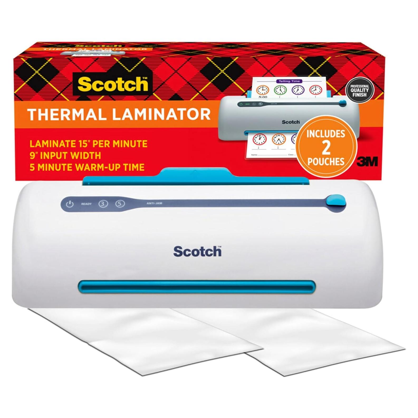 Laminadora Térmica Scotch TL906, 2 Rodillos, 22.86 cm