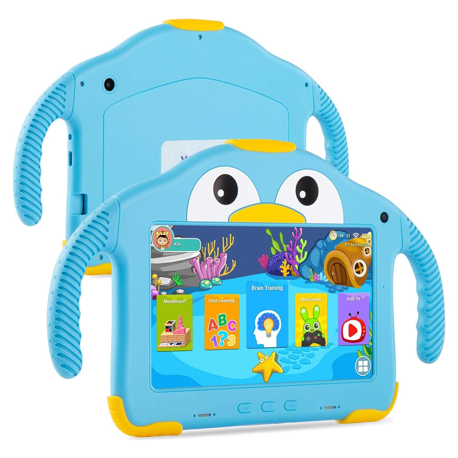 Tablet Infantil YosaToo 7" Android 10 1GB 32GB WiFi Doble Cámara