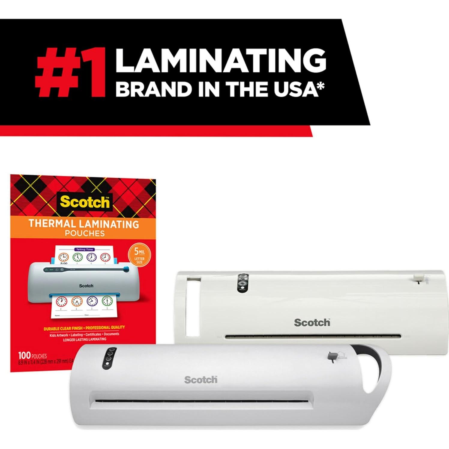 Bolsas de Laminado Térmico Scotch 100 Unidades 5 mil Carta