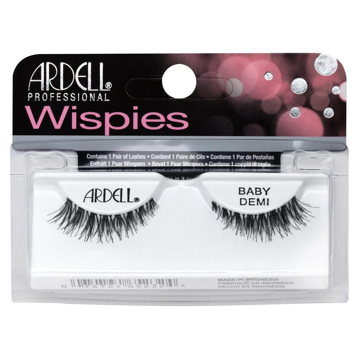 Pestañas Postizas Cortas Wispies Demi Ardell - Negro