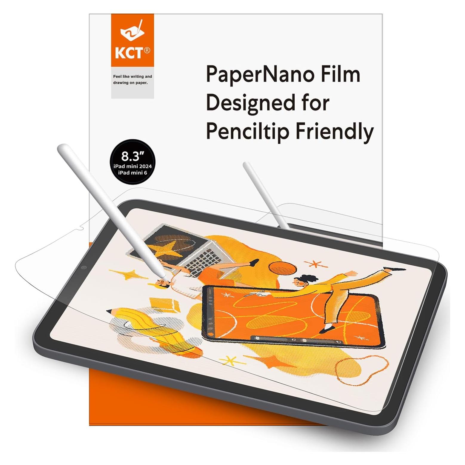 Protector de Pantalla KCT Paperfeel para iPad Mini 7 y 6