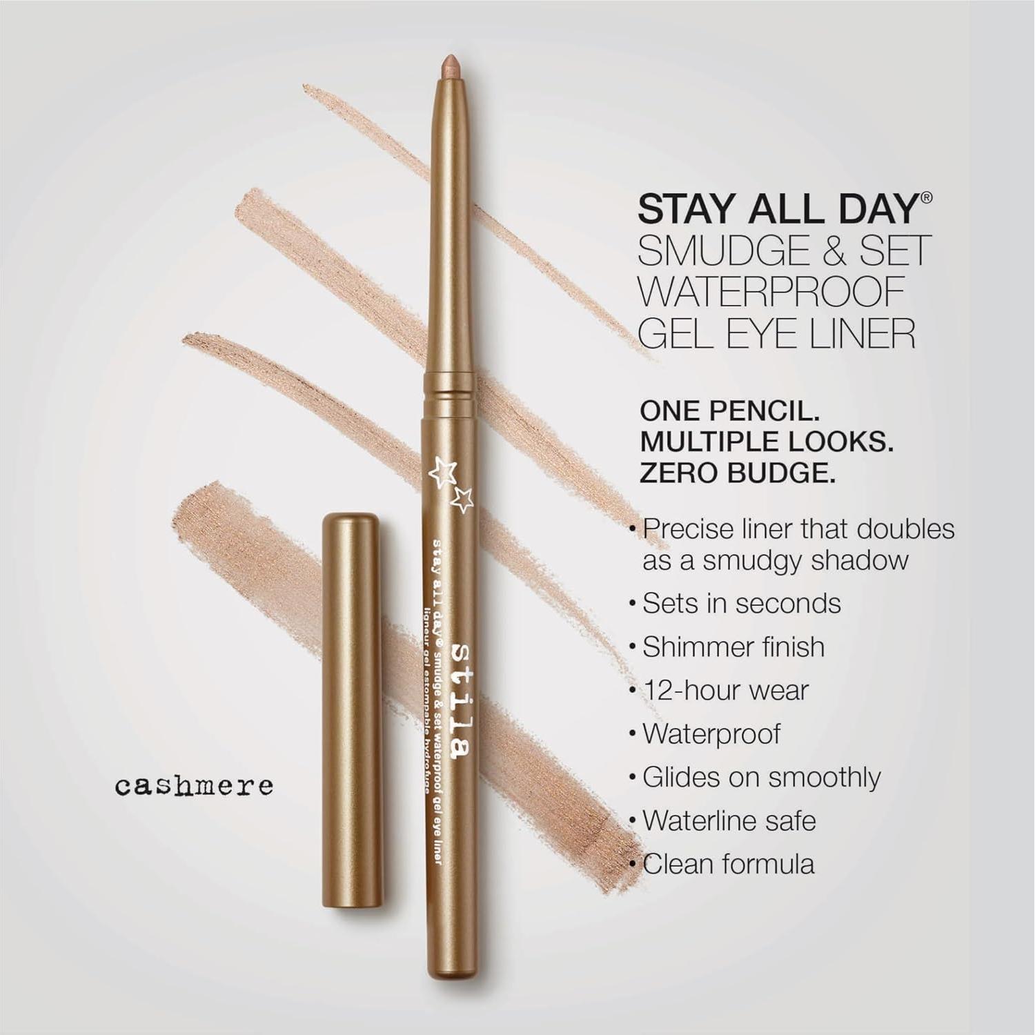 Lápiz de Gel Impermeable Stila Stay All Day 12h Cachemira