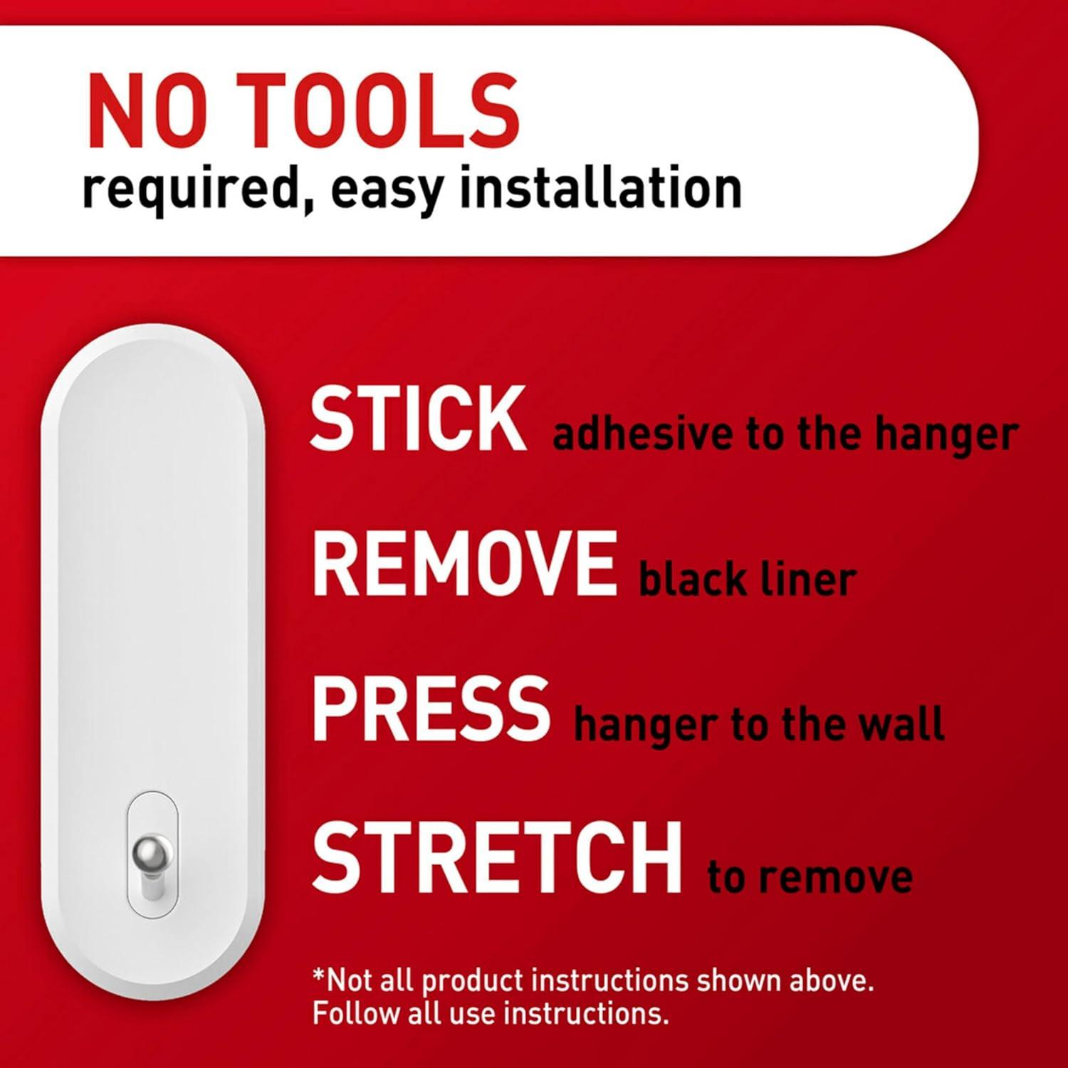Ganchos de Alambre Command 4 Unidades Soporta 2.27 kg Blanco
