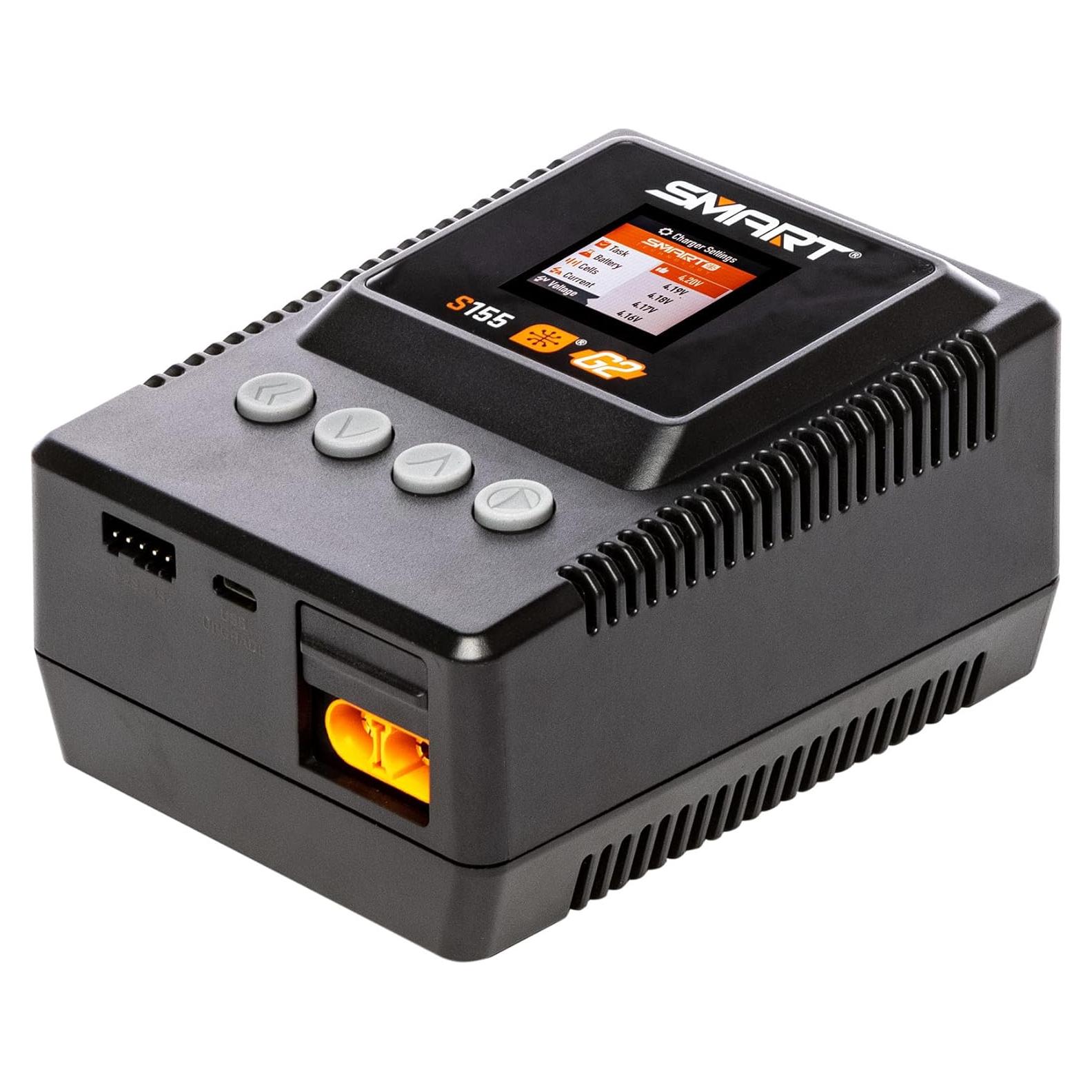 Cargador inteligente AC Spektrum S155 G2 55W para baterías RC