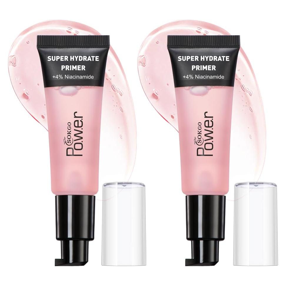 Primer Facial Hidratante Fovcos 2PCS Rosa 23.66ml