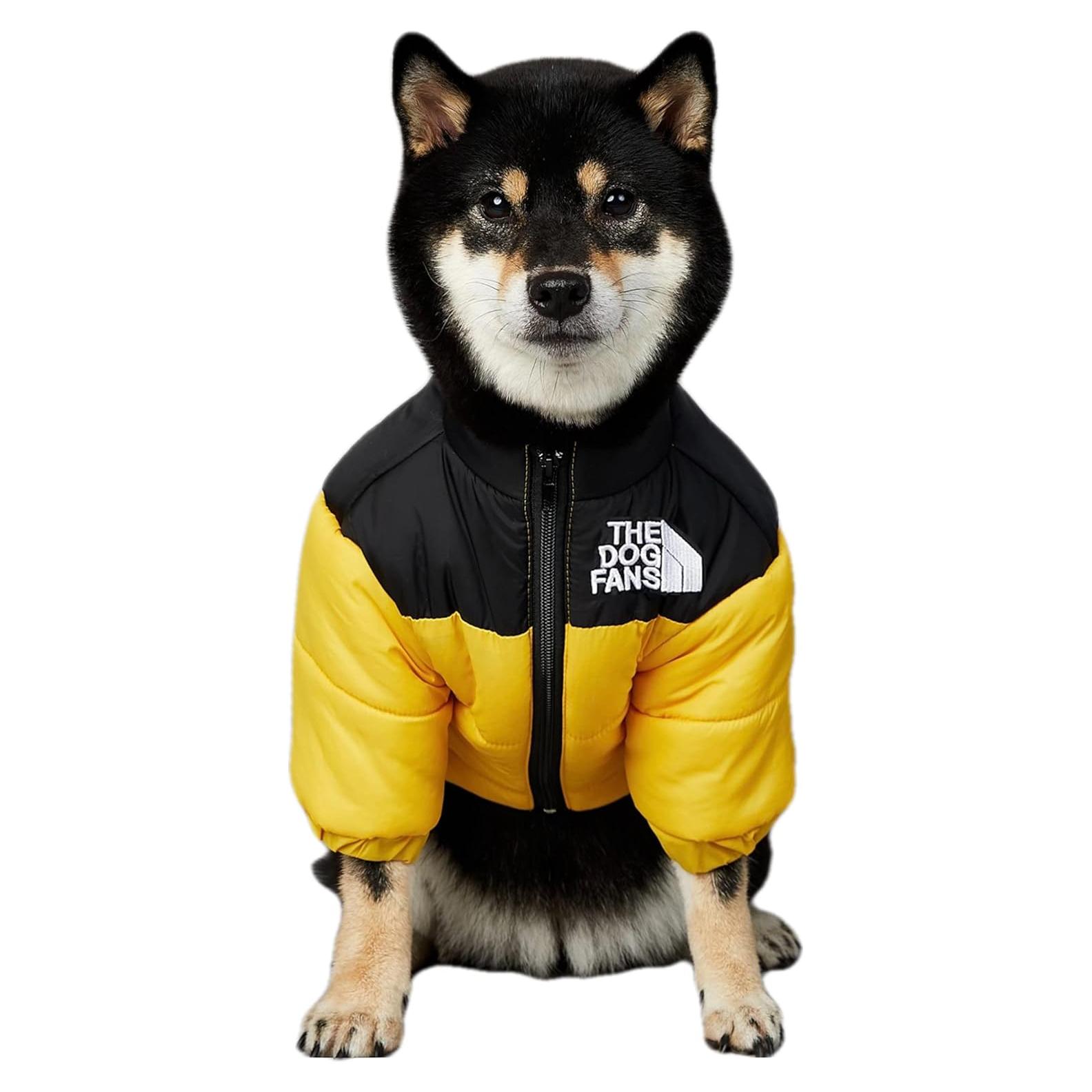 Abrigo ChoChoCho para Perros XL Amarillo - Invierno Cálido