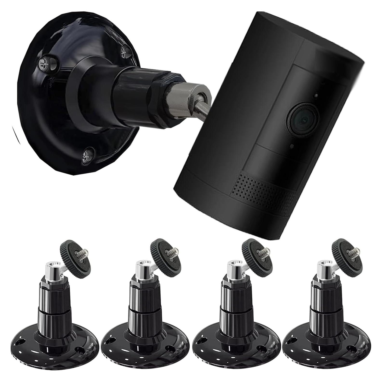 Paquete de 4 Soportes de Pared JYtrend Ajustables para Cámaras