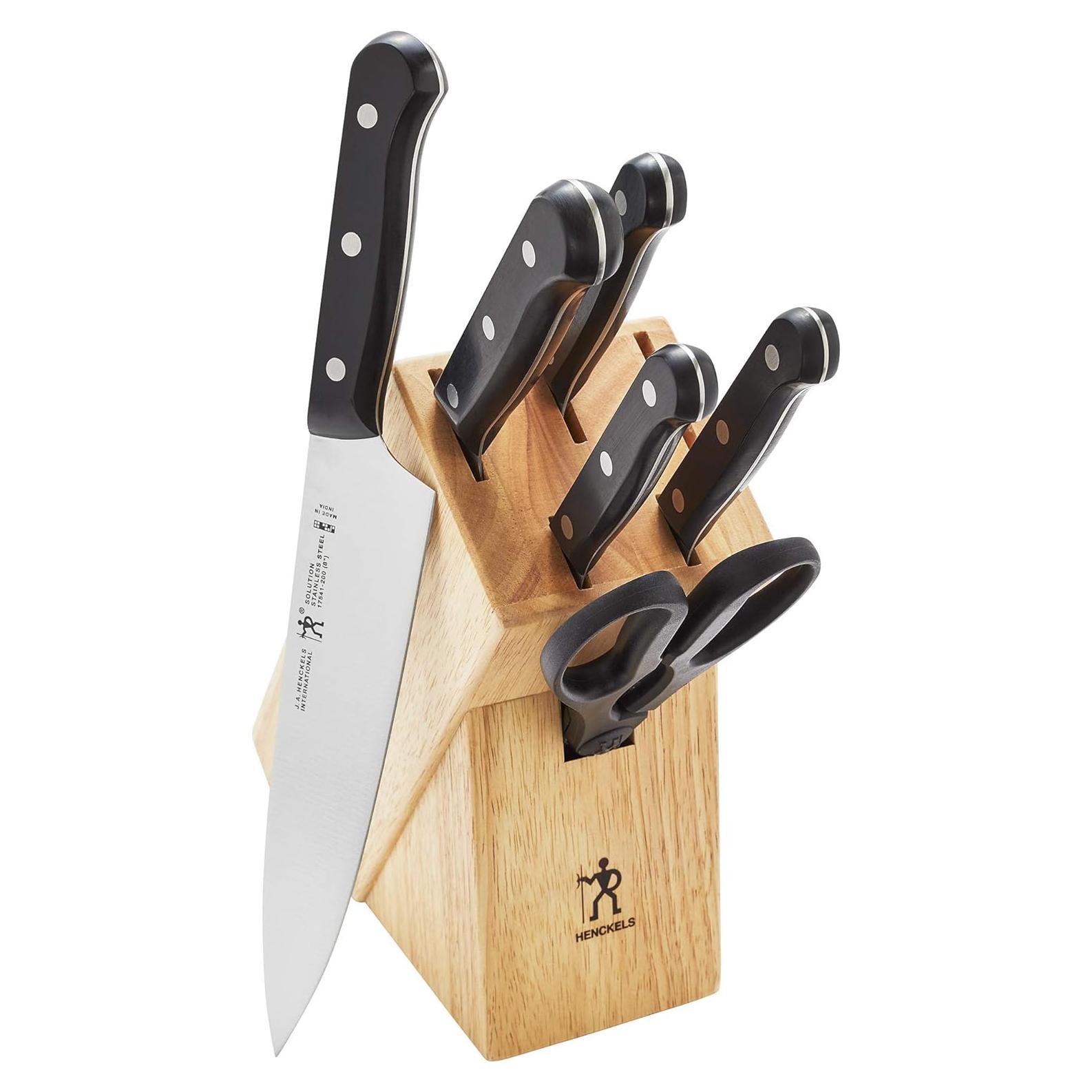 Juego de Cuchillos Henckels Solución 7 Piezas Acero Inoxidable