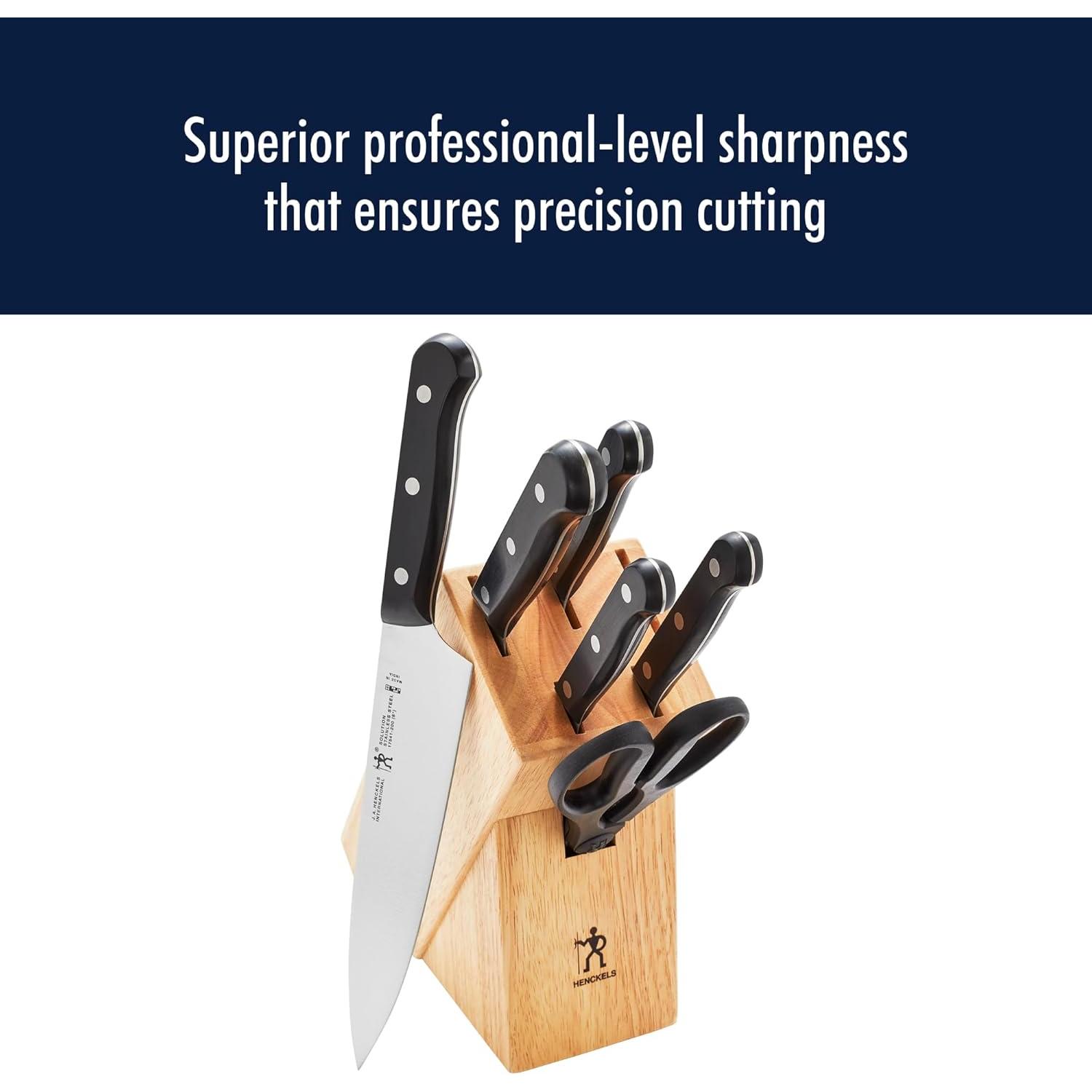 Juego de Cuchillos Henckels Solución 7 Piezas Acero Inoxidable