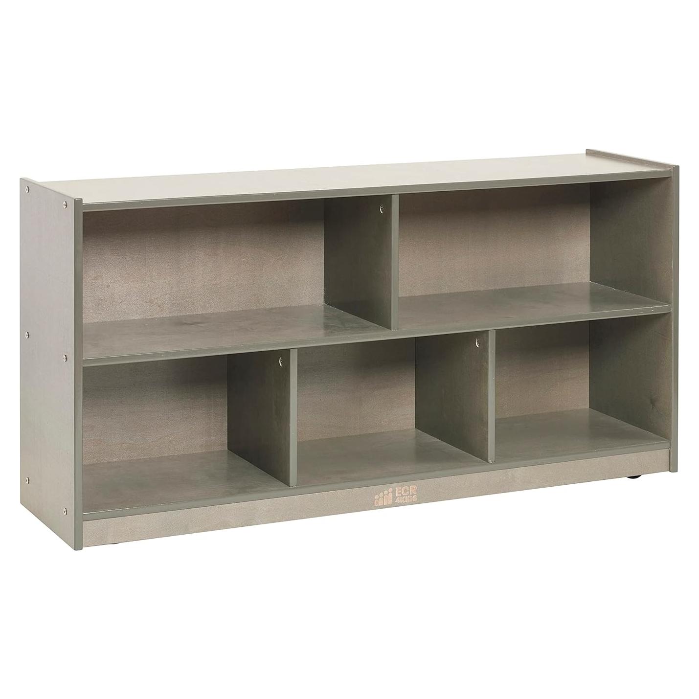 Gabinete de Almacenamiento Móvil ECR4Kids 5 Compartimentos Gris