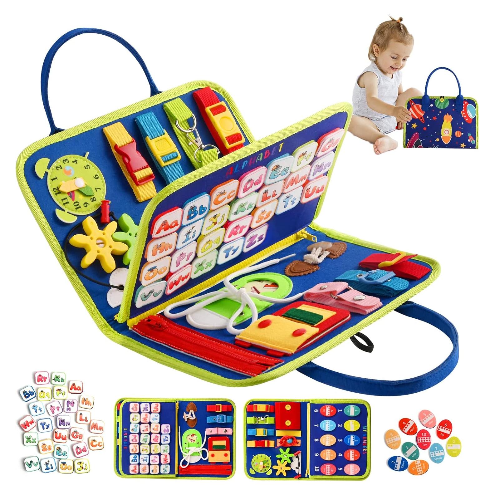 Tablero Ocupado Montessori TenFans | Juguete Educativo 1-4 Años