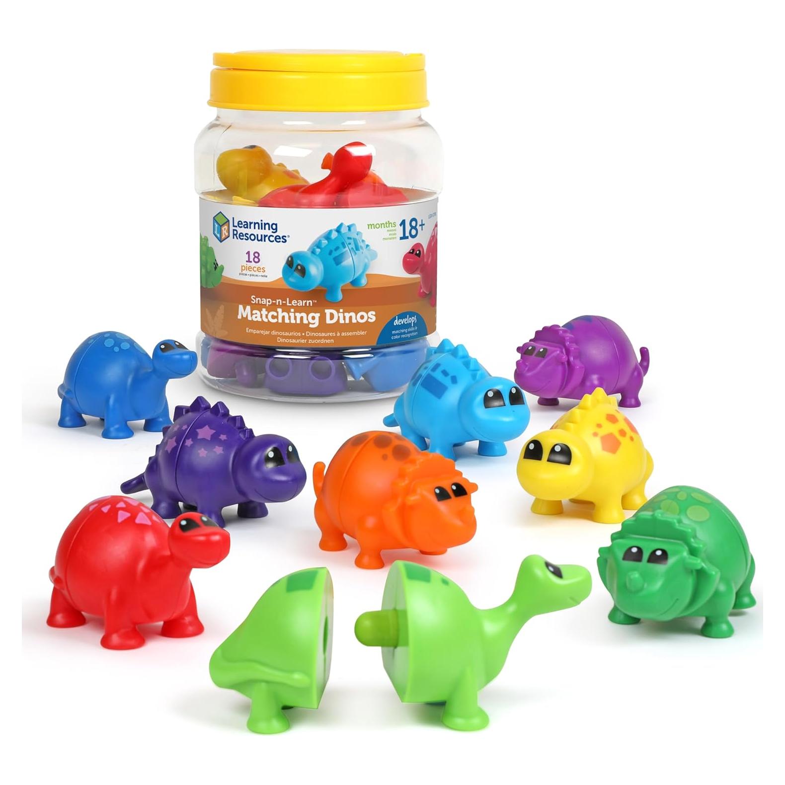 Juguete Educativo Dinosaurios Snap-n-Learn - 18 Meses a 5 Años