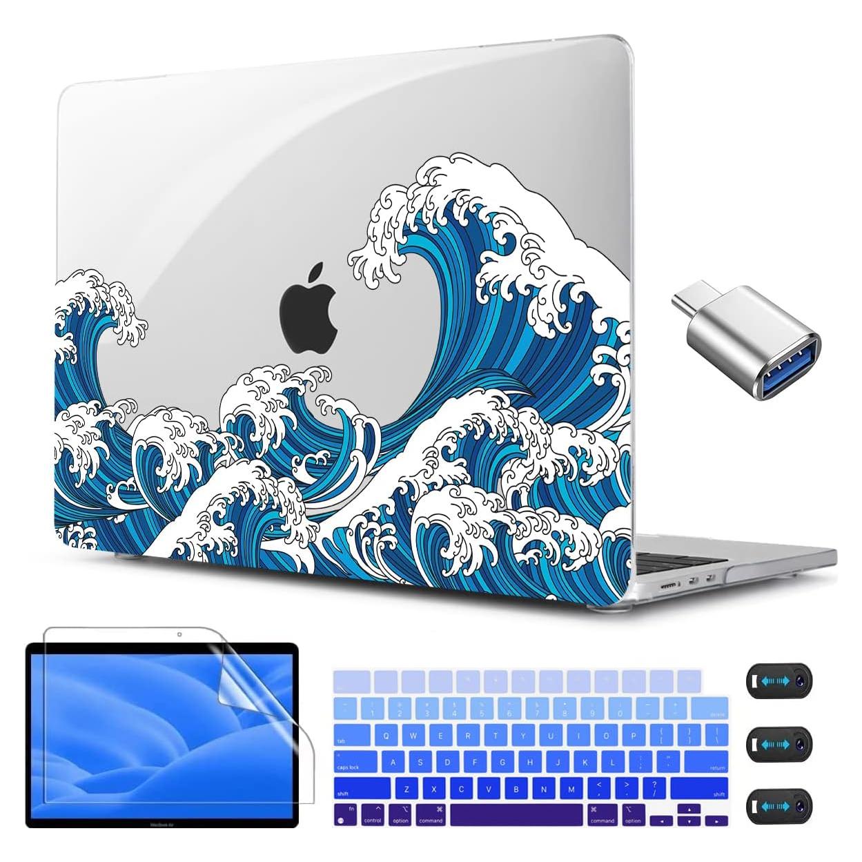 Funda Dura CISSOOK para MacBook Air 13.6 M2 M3 2022-2025