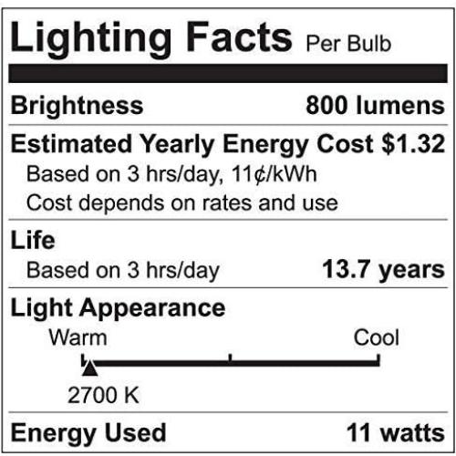 Bombillas LED inteligentes GE CYNC BR30, 2 unidades, blanco ajustable