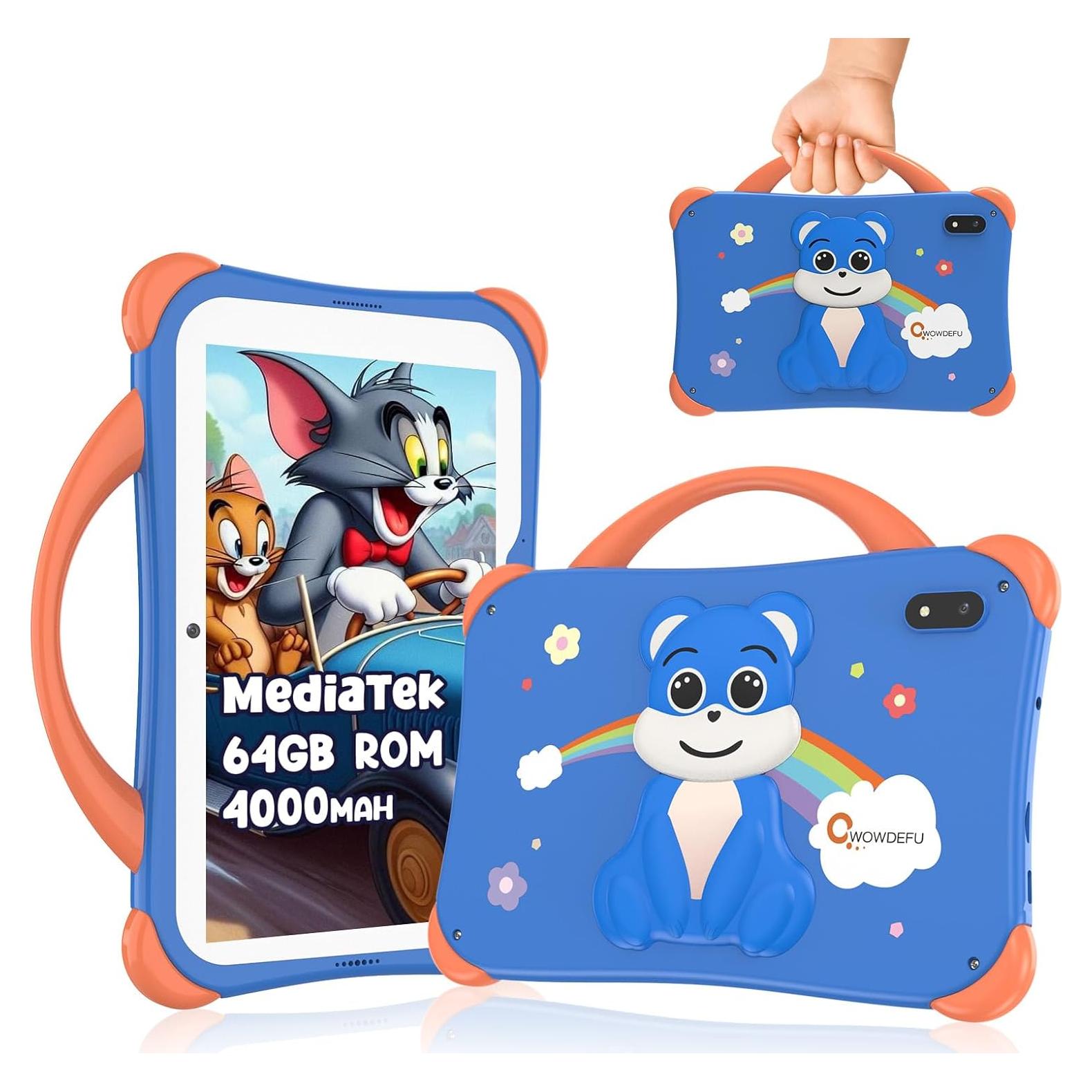 Tableta para Niños CWOWDEFU C28 7" 64GB Android 14 Azul