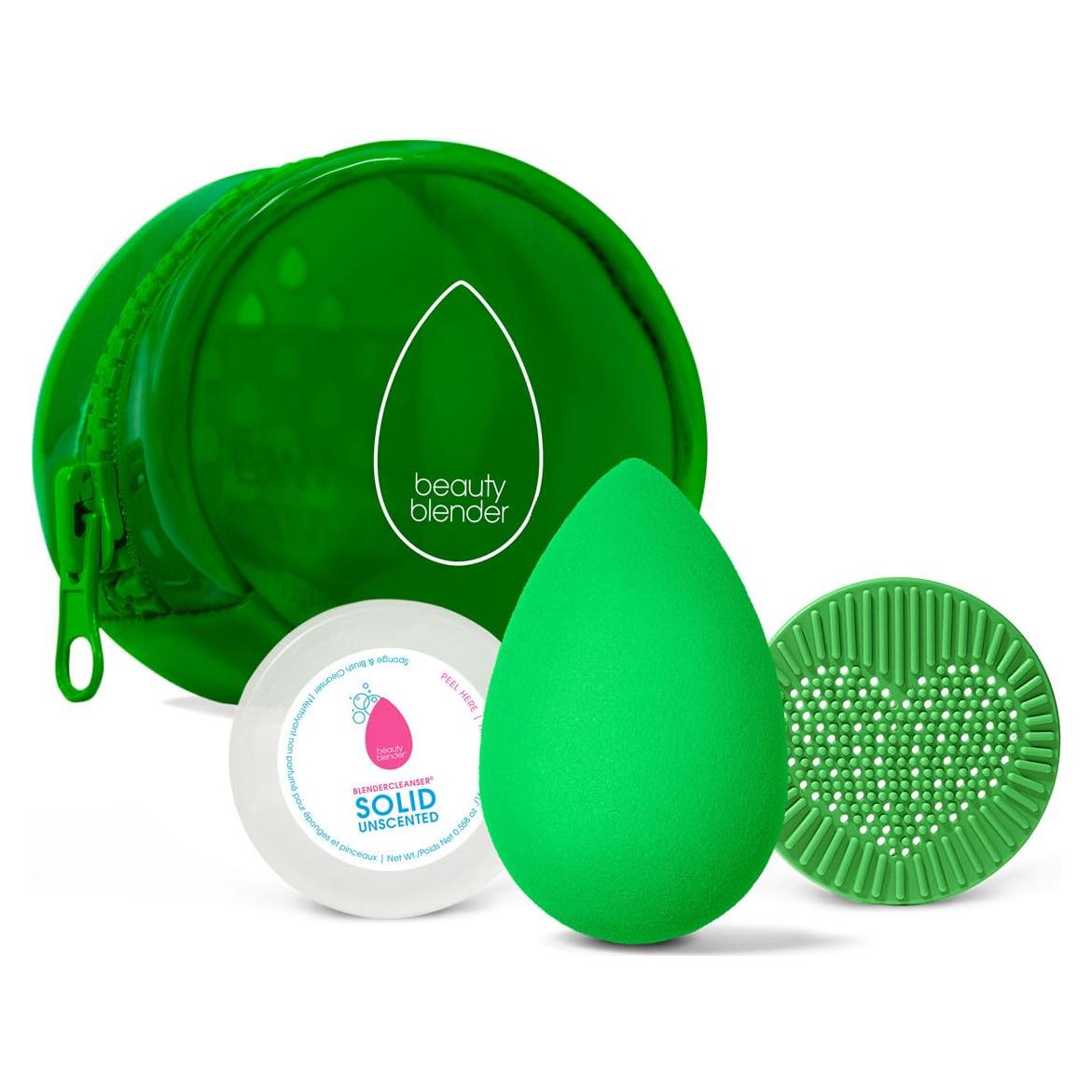 Beautyblender Bio Pure Set de Inicio 4 Piezas - Esponja + Limpiador