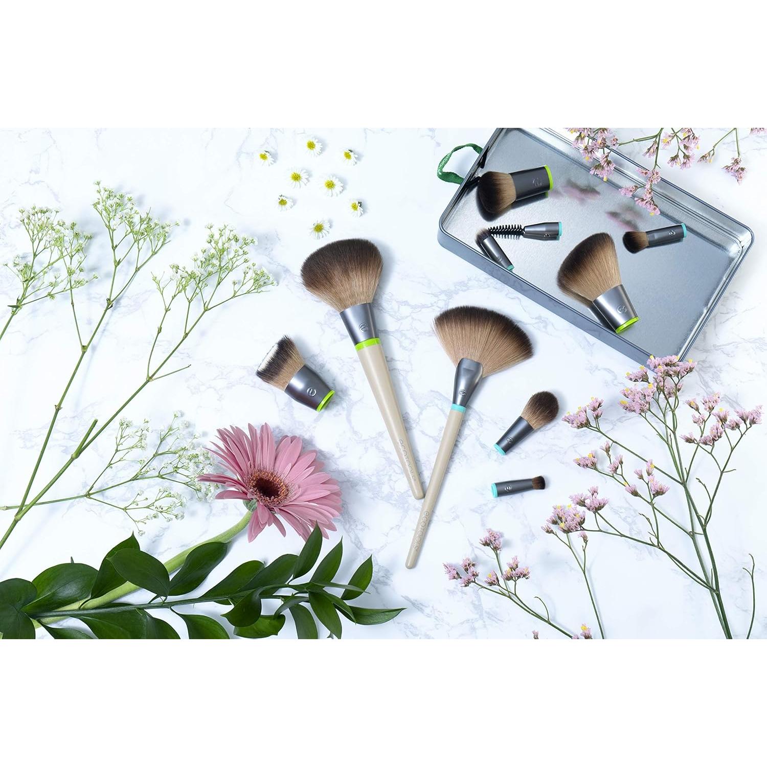 Brocha de Maquillaje Intercambiable EcoTools - Juego de 8 Piezas