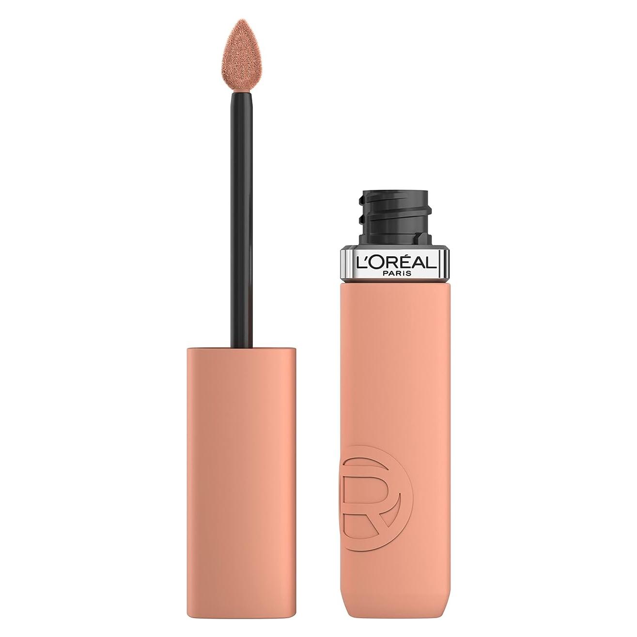 Lápiz Labial Líquido Mate L'Oreal Paris 100 Final de Cuento 4.73 ml