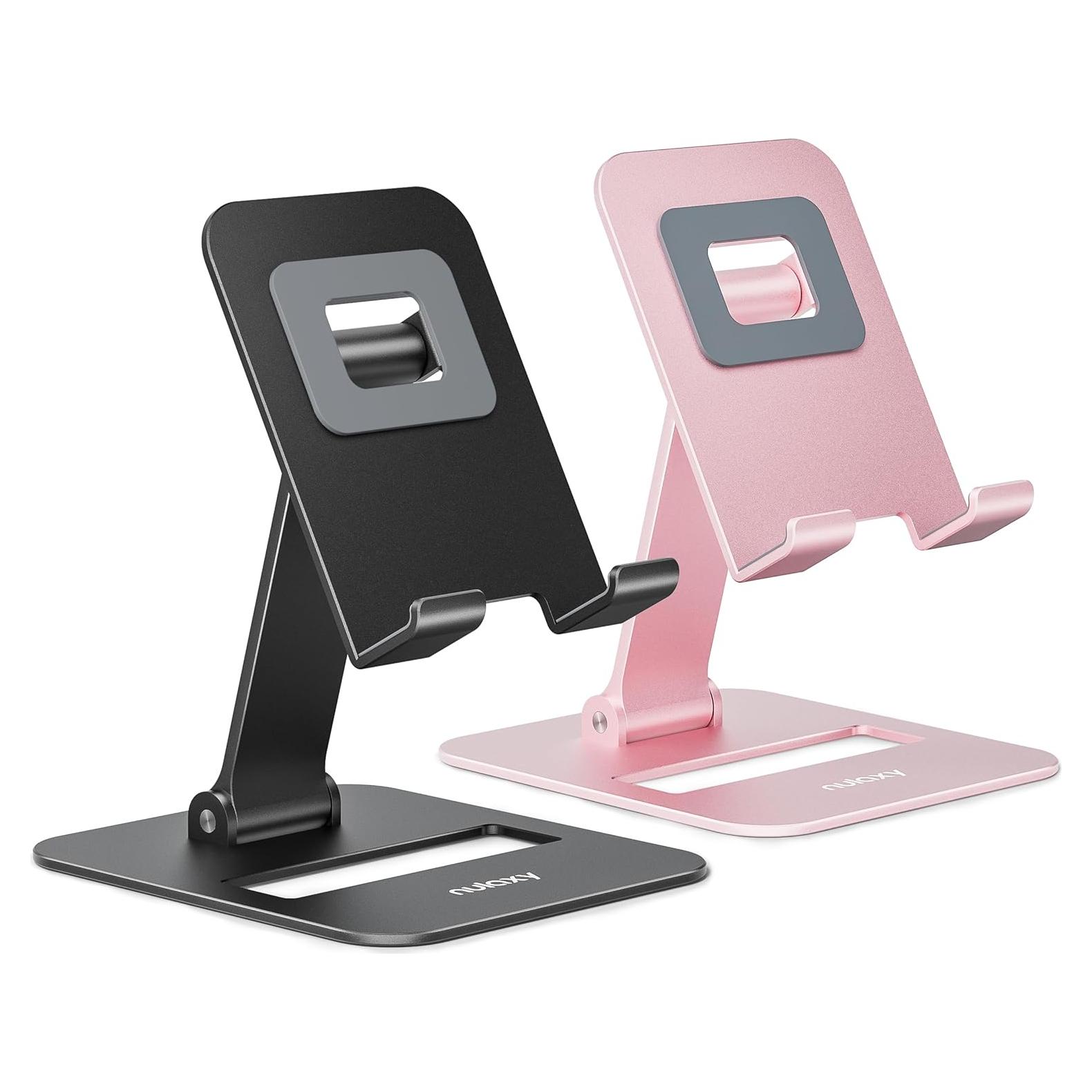 Soporte Plegable Doble Nulaxy para Teléfono Ajustable