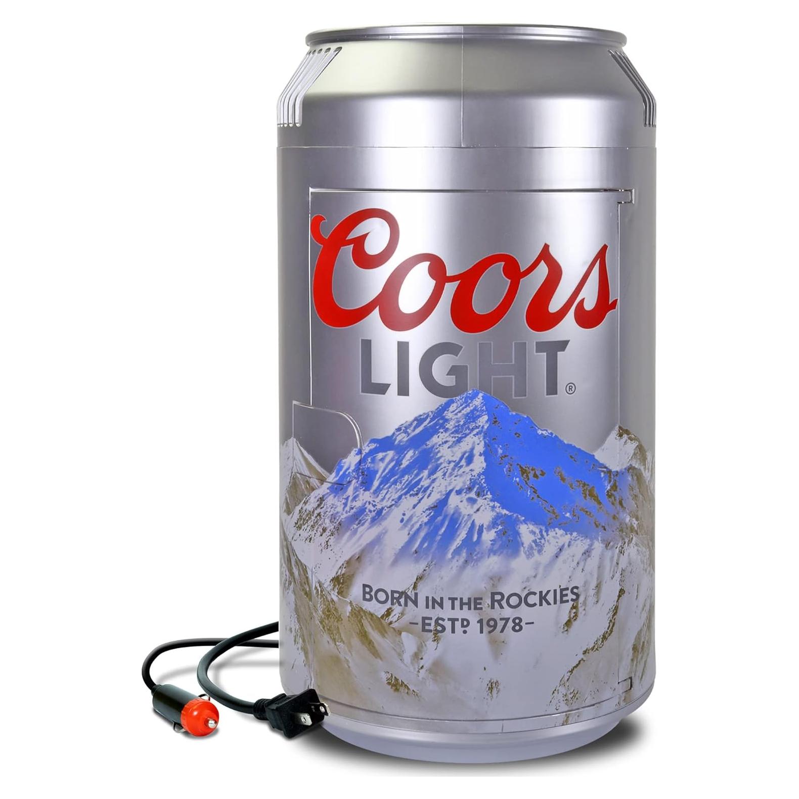 Refrigerador Mini Coors Light 5.4L - Enfriador Portátil 12V/110V