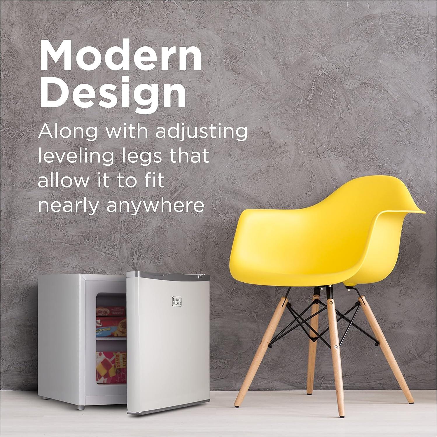 Congelador Vertical Compacto BLACK+DECKER BUFK12W 1.2 Pies Cúbicos