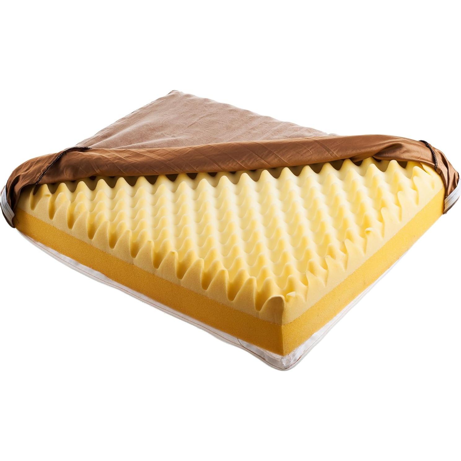 Cama para Perros Mediana PETMAKER Espuma Viscoelástica Beige