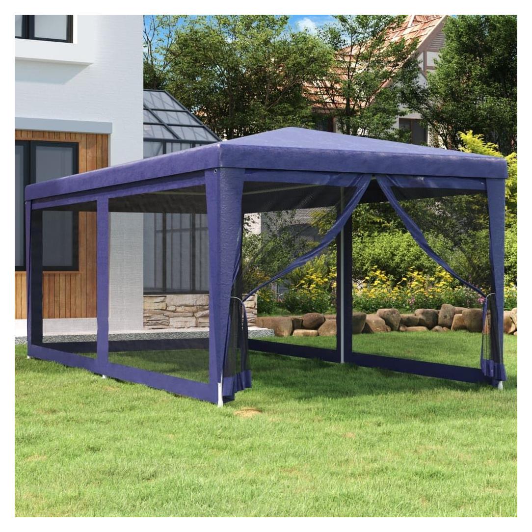 Carpa de Fiesta MINERWALL 2.95m x 5.97m Azul HDPE Resistente