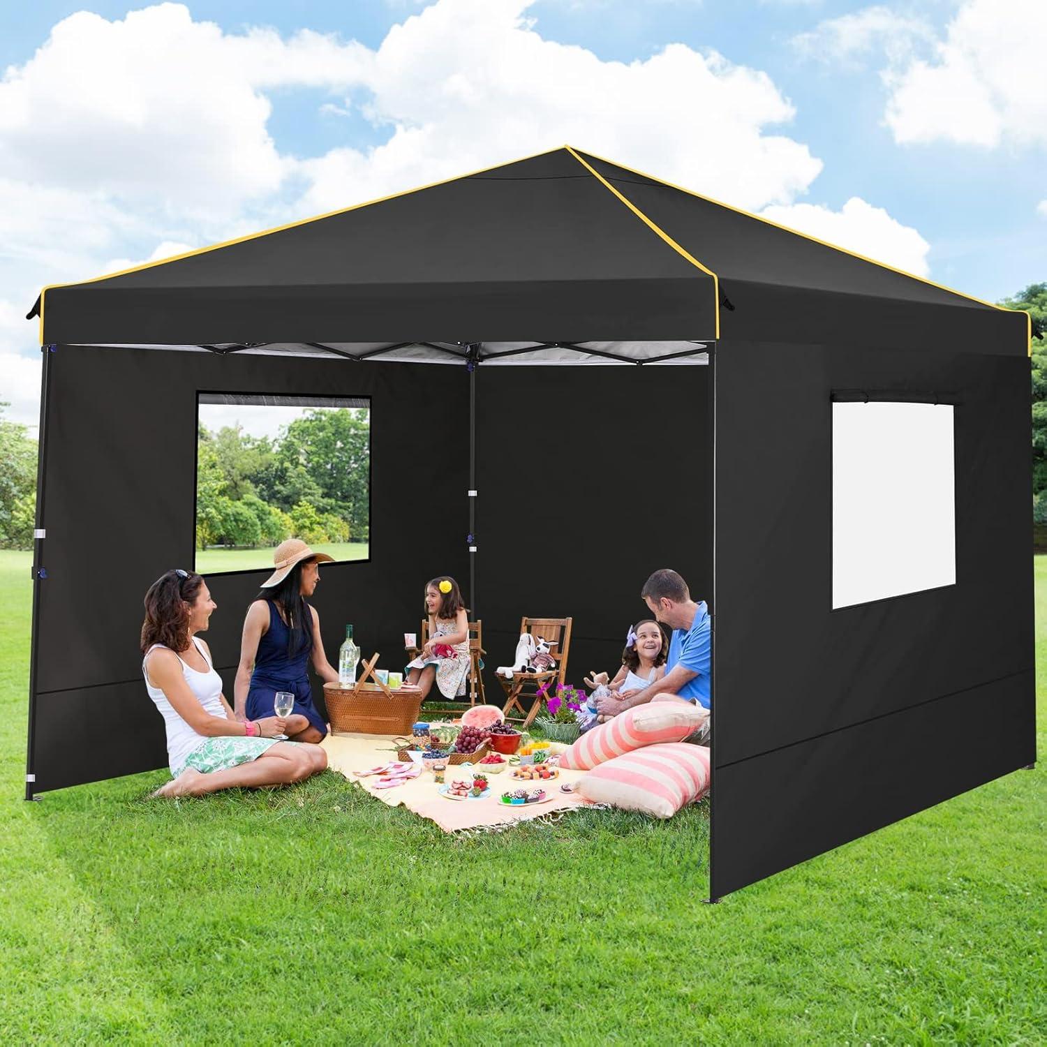 Carpa Plegable COBIZI 3x3m Impermeable con Ventanas Malla