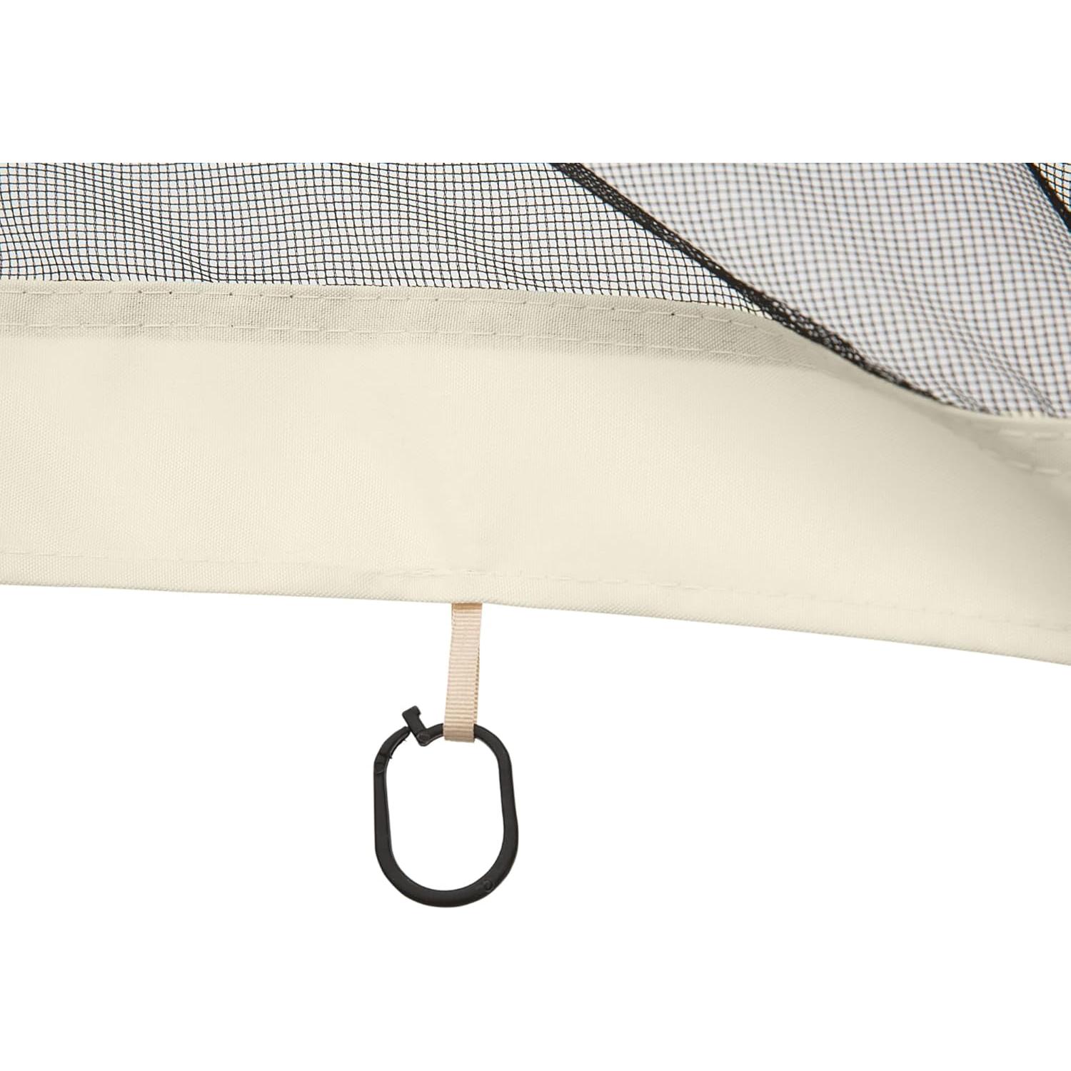 Malla Lateral de Reemplazo Outsunny 3.35m x 2.07m Beige