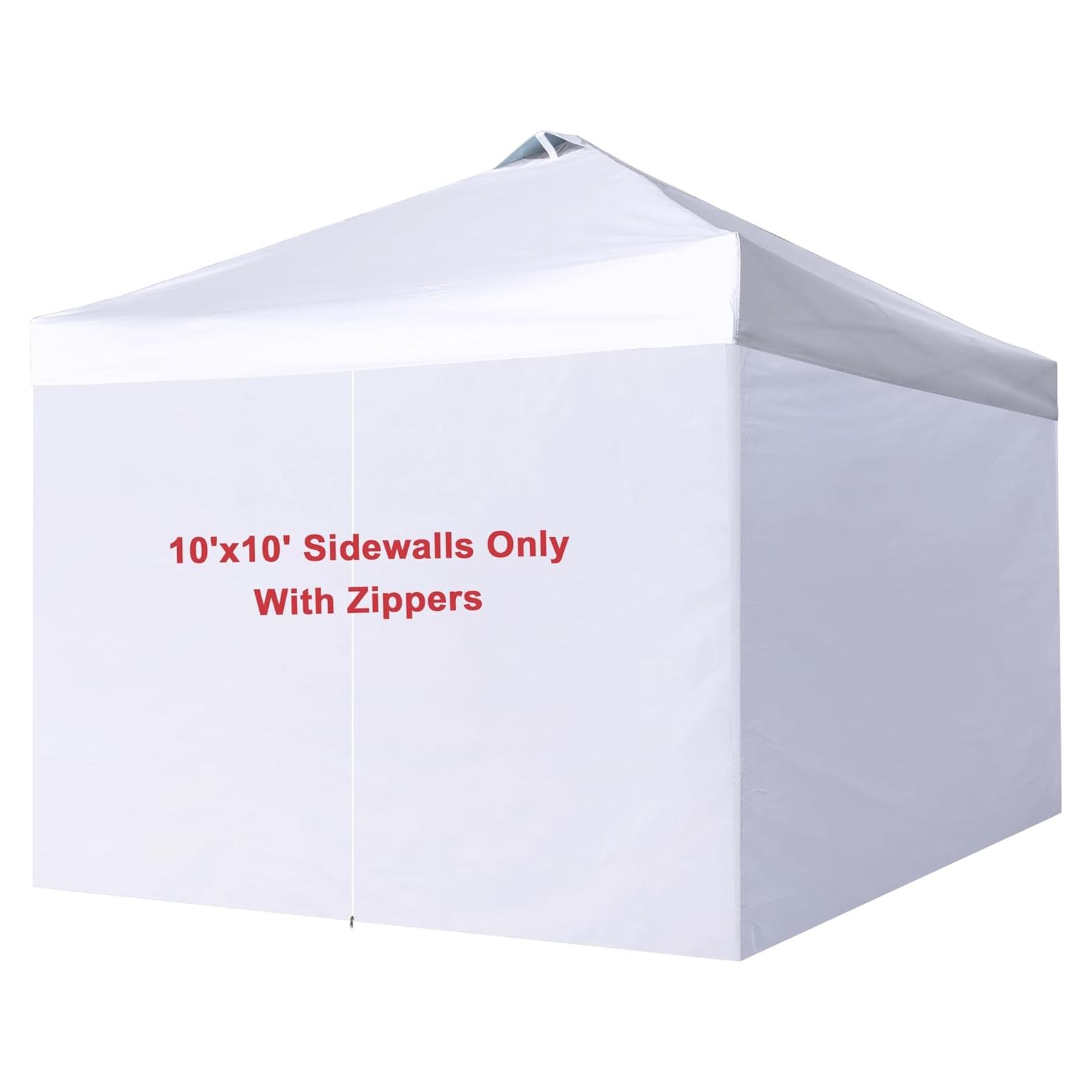 Paredes Laterales para Carpa Canopy SCOMANAGE 1.98x3.05m Blanca