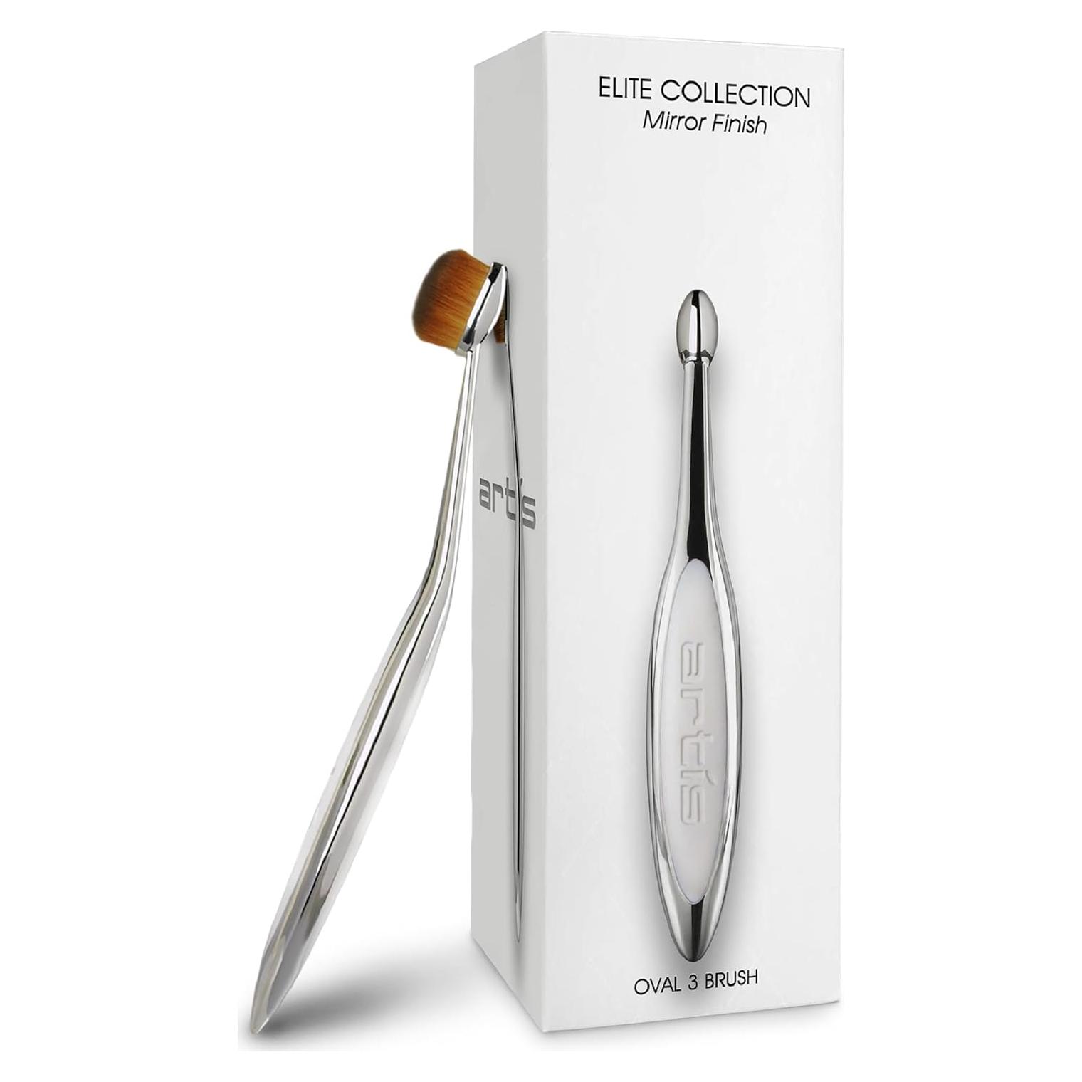 Brocha Oval de Maquillaje Artis Elite Oval 3 Sintética 15cm