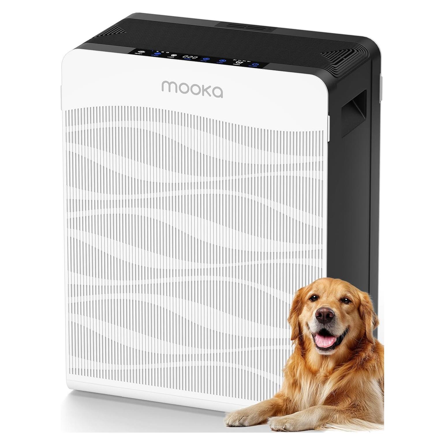 Purificador de Aire MOOKA C300 para Habitaciones Grandes 260 m²