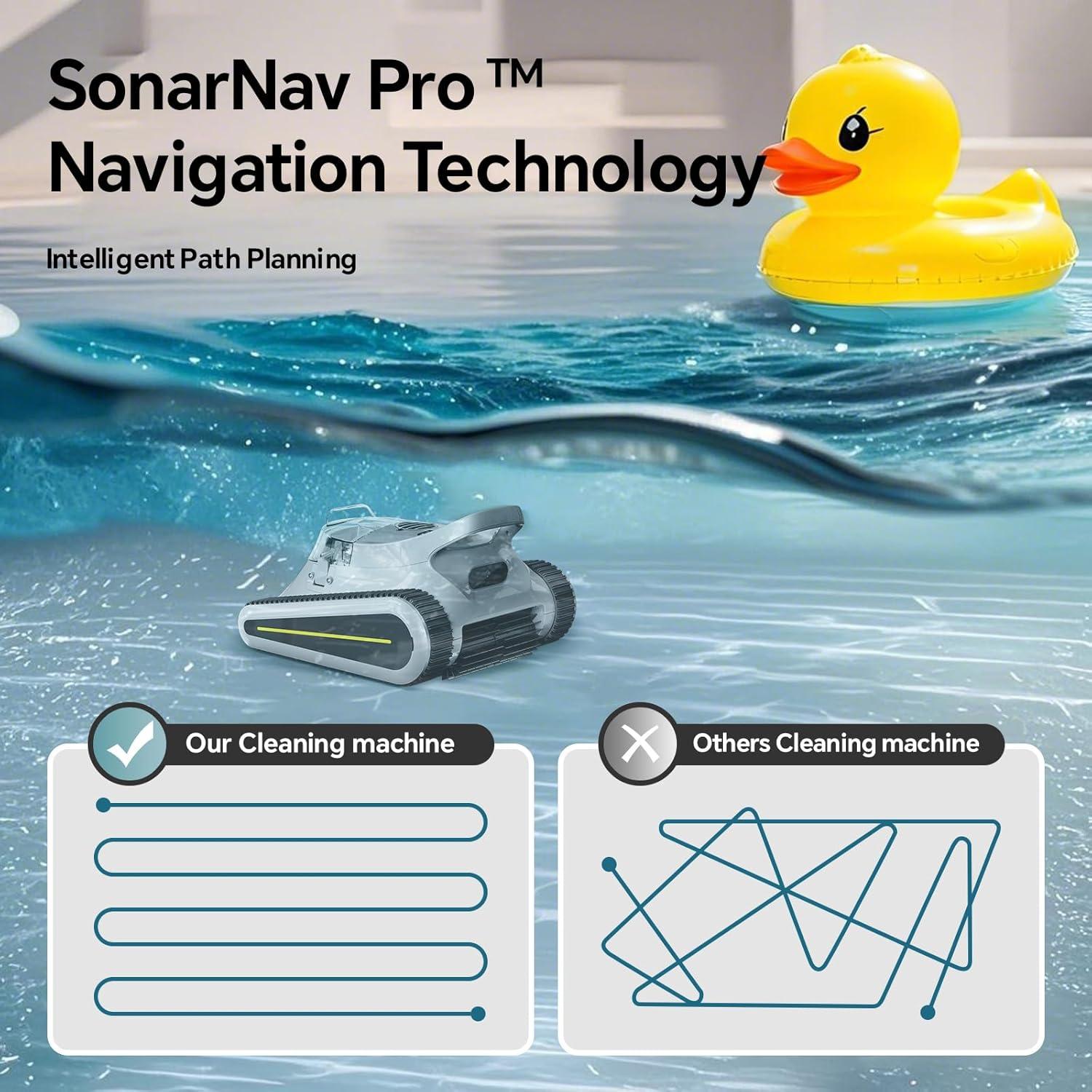 Limpiador de piscina robótico Seauto SAT30 180W 45000Pa