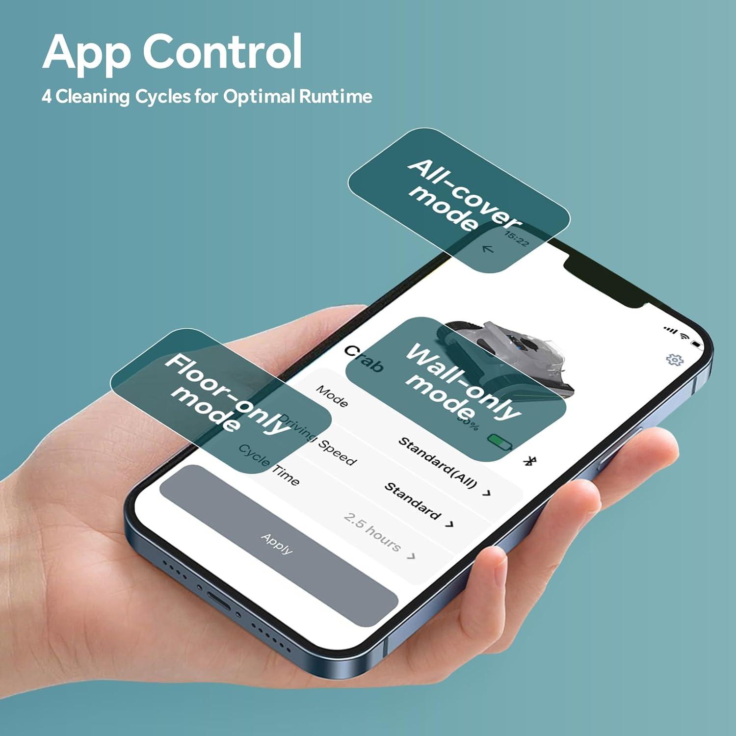 Limpiador de piscina robótico Seauto SAT30 180W 45000Pa