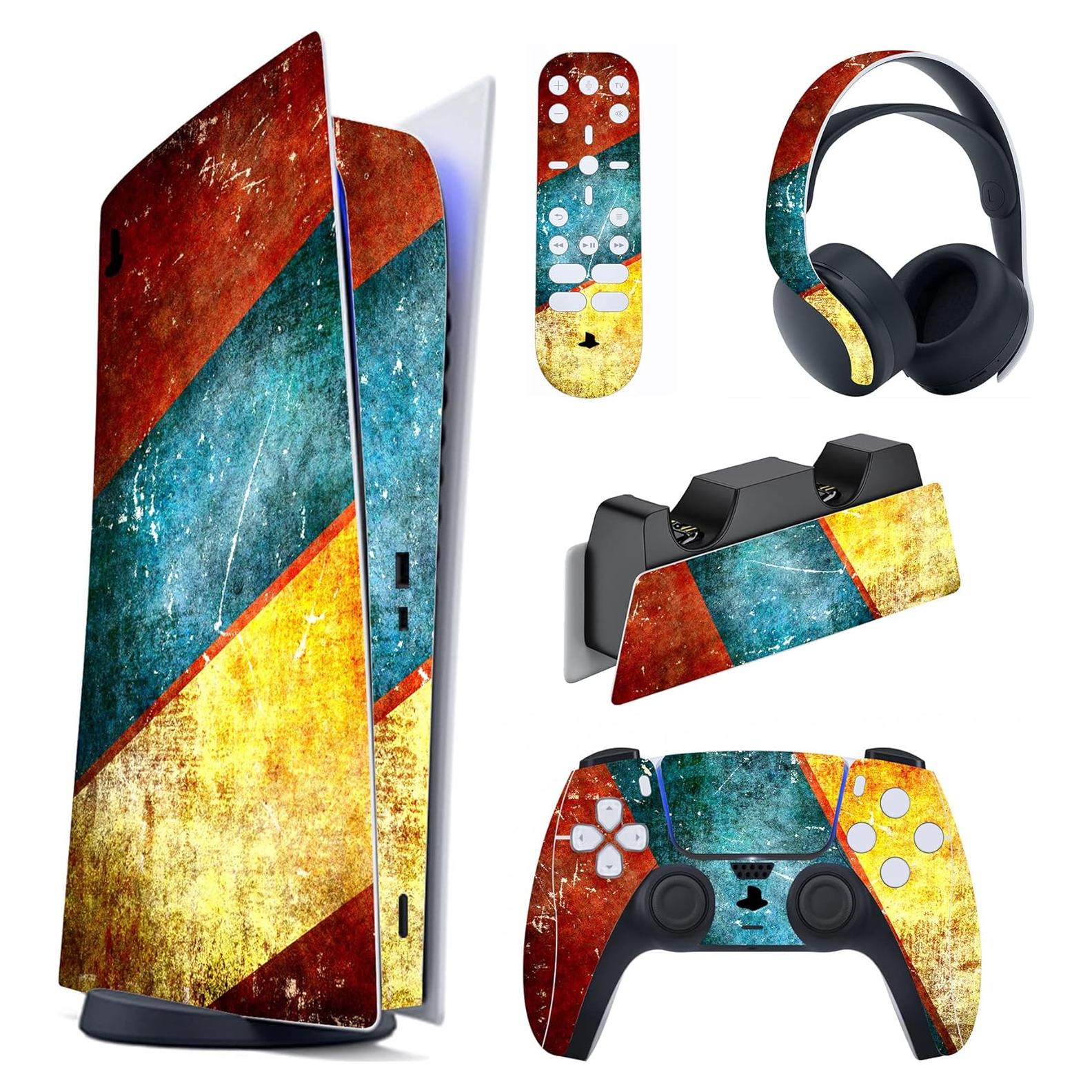 Calcomanías Vinilo PlayVital para Consola PS5 Edición Digital