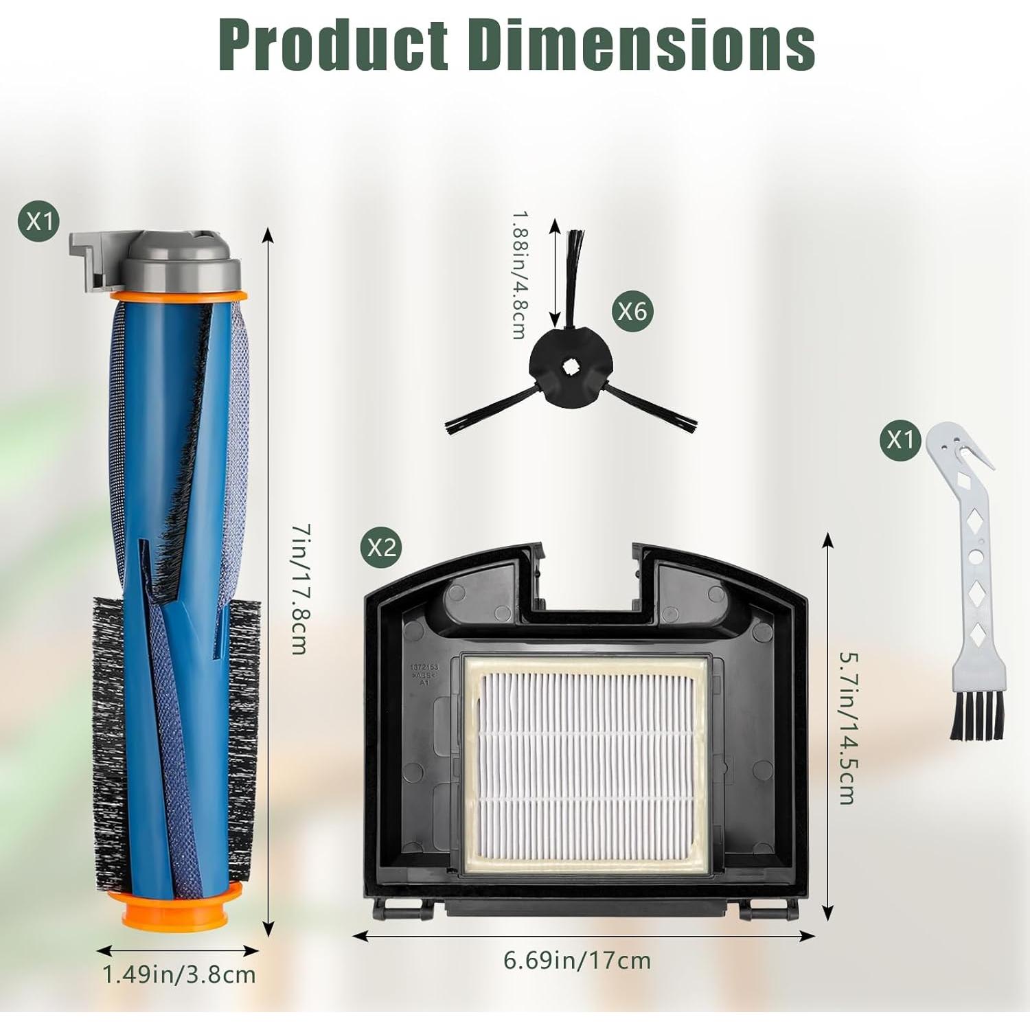 Kit de Reemplazo 10 Pcs para Aspiradora Robot Shark RV2310
