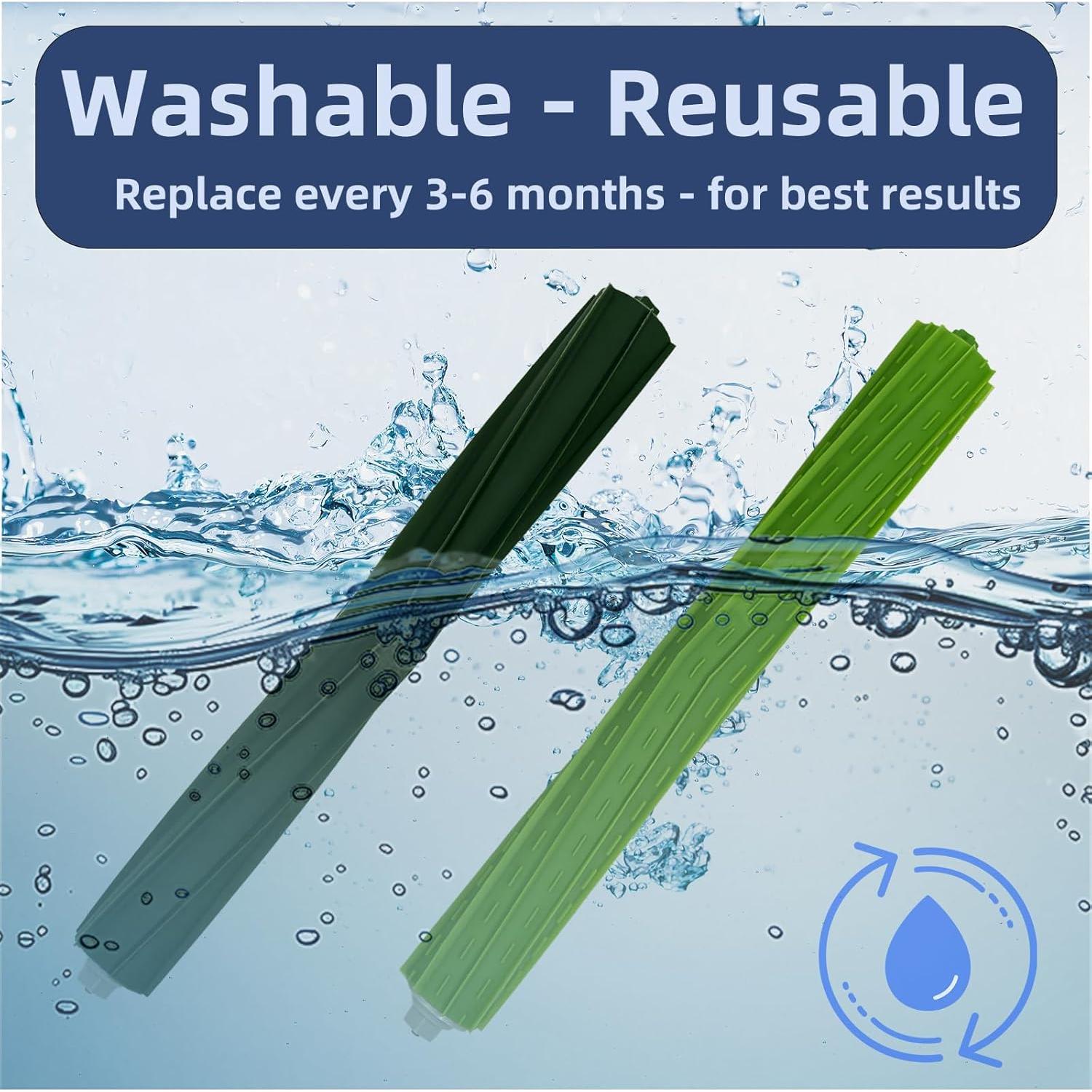 Set de Cepillos de Goma Multi-Superficie para iRobot Roomba S9