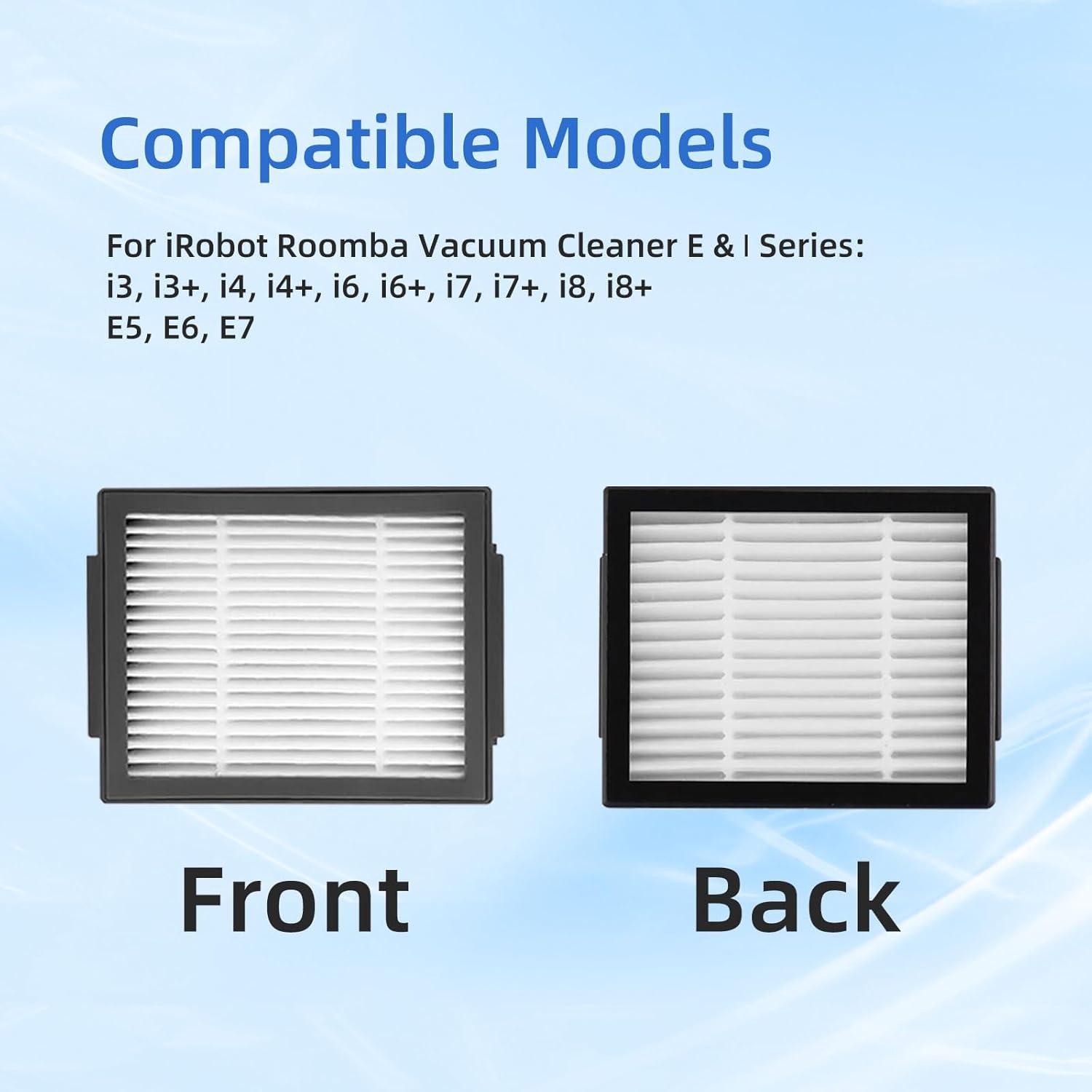 Paquete de 12 Filtros HEPA LVTENGAI para iRobot Roomba E/I/J Series