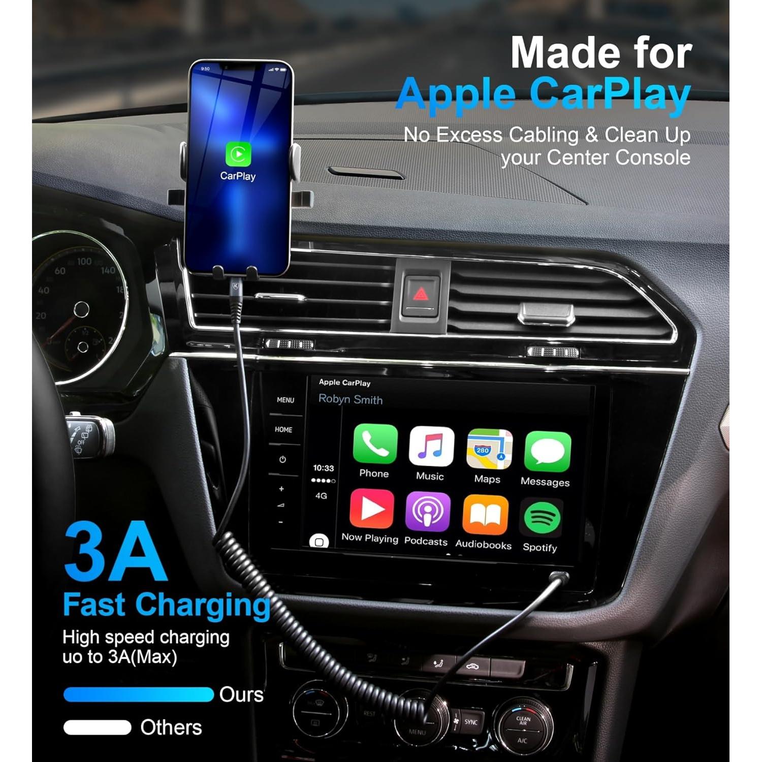 Cable USB C a Lightning KIYODA 1.4m 2Pack Carga Rápida iPhone