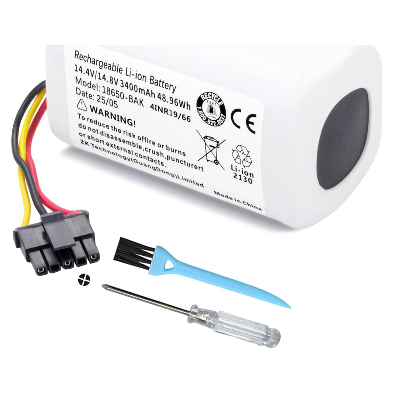 Batería Li-ion 3400mAh para Xiaomi Mi Robot Aspiradora E10 E10C